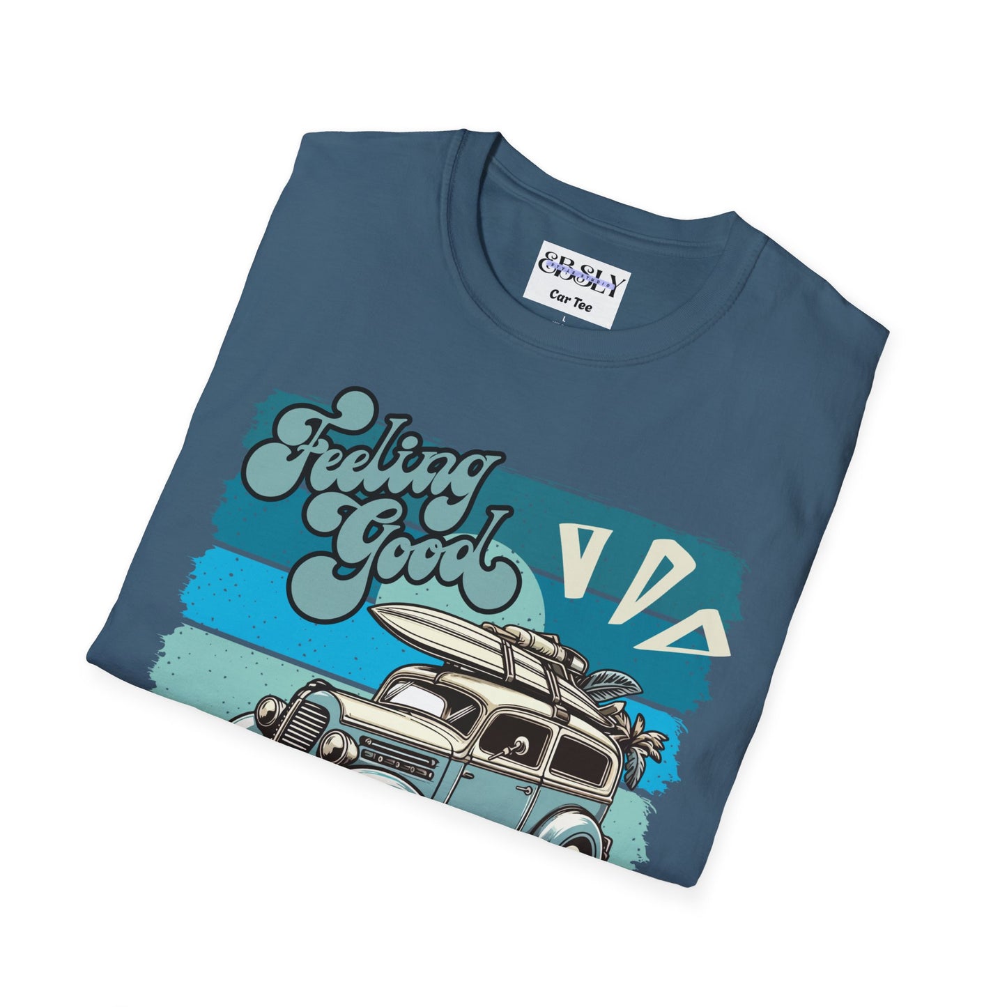 Retro Car Graphic T-Shirt - Vintage Summer Vibes, Perfect for Road Trips, Beach Days, and Casual Outings