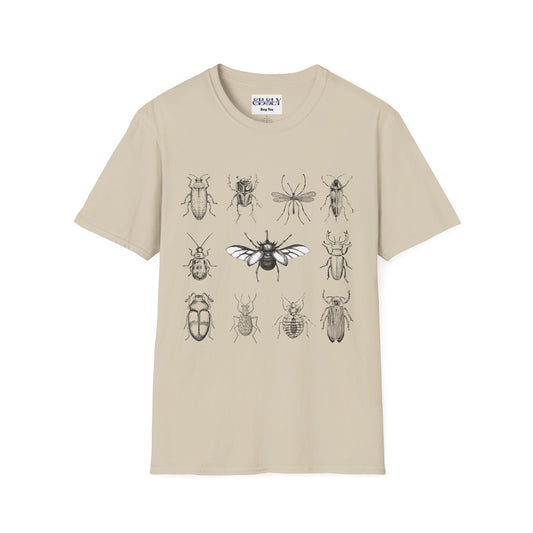 Bug Details Unisex T-Shirt, Insect Lover Tee, Realistic Bug Graphic Shirt, Nature Enthusiast Apparel, Entomology Gift Idea