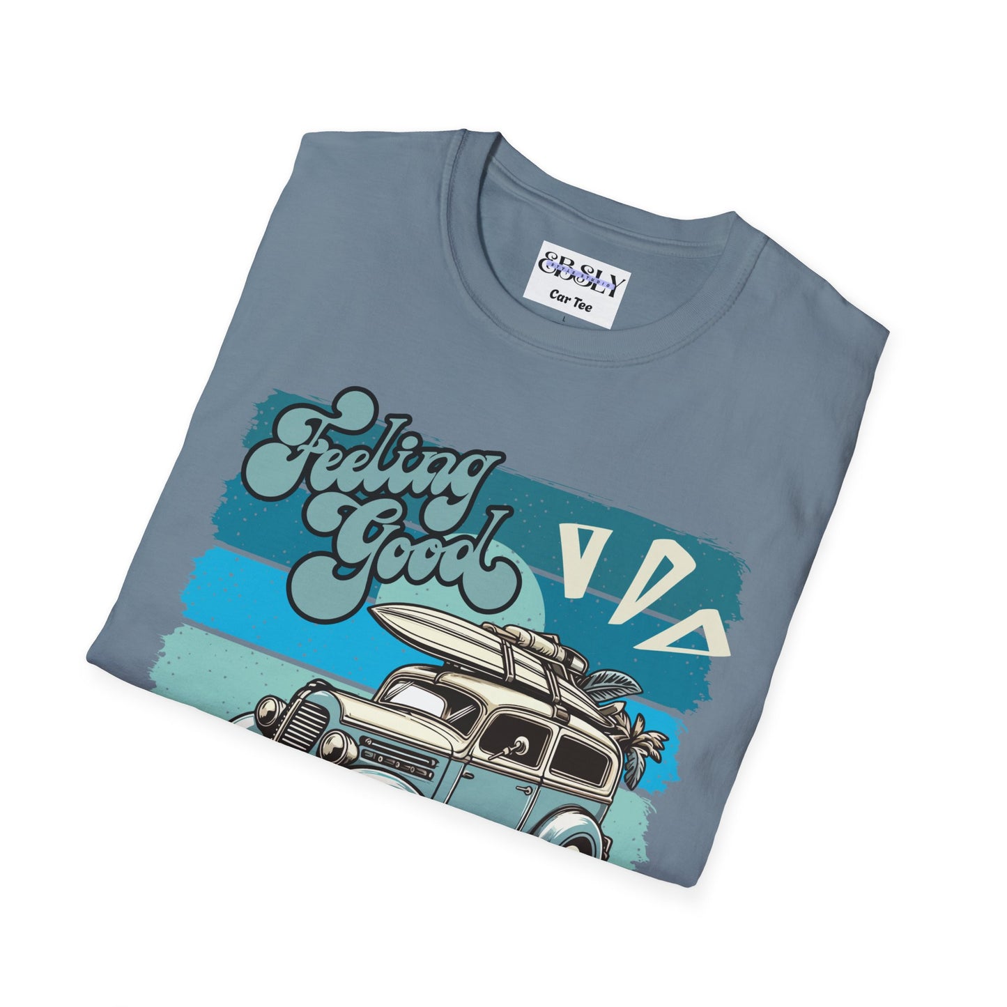 Retro Car Graphic T-Shirt - Vintage Summer Vibes, Perfect for Road Trips, Beach Days, and Casual Outings
