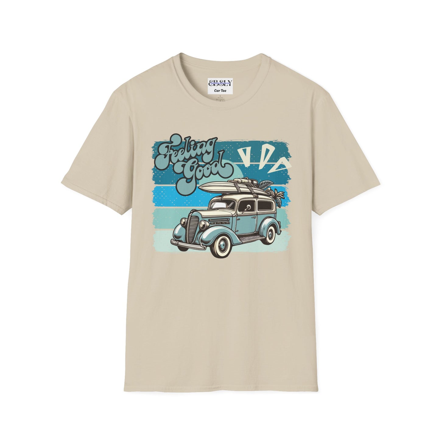 Retro Car Graphic T-Shirt - Vintage Summer Vibes, Perfect for Road Trips, Beach Days, and Casual Outings