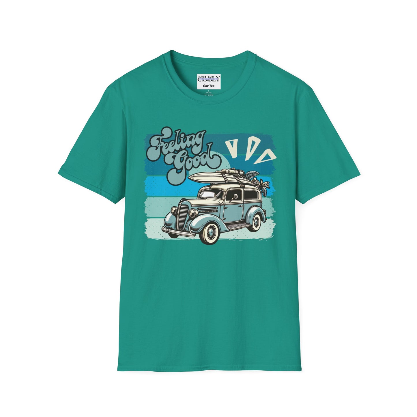 Retro Car Graphic T-Shirt - Vintage Summer Vibes, Perfect for Road Trips, Beach Days, and Casual Outings