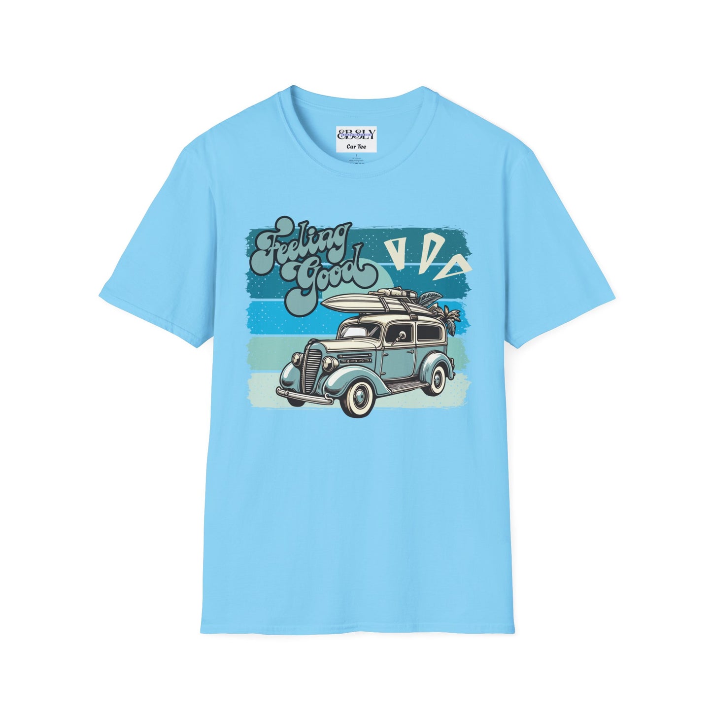 Retro Car Graphic T-Shirt - Vintage Summer Vibes, Perfect for Road Trips, Beach Days, and Casual Outings
