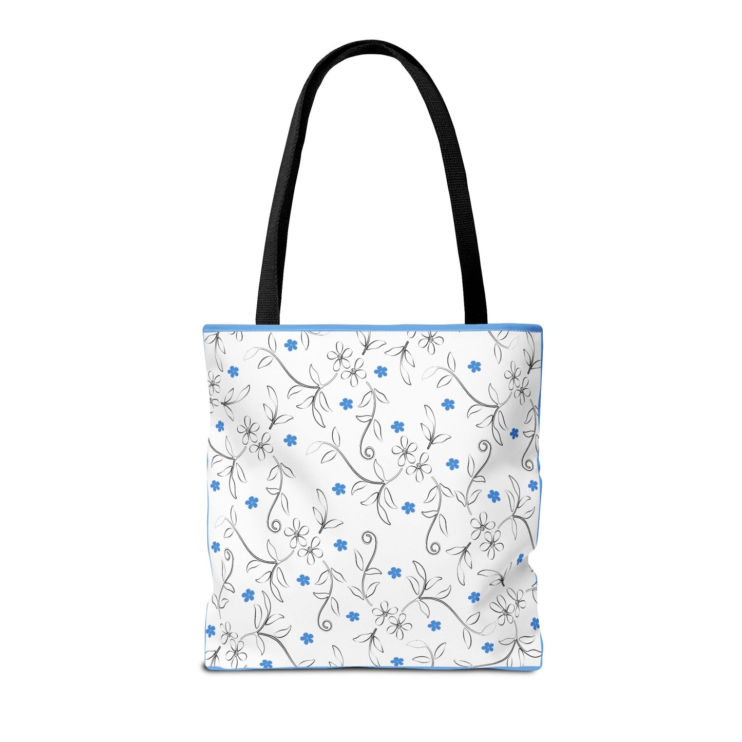 Floral Print Tote Bag, Stylish Reusable Bag for Everyday Use, Eco-Friendly Gift for Moms, Shopping and Travel Essentials, Cute Floral Design