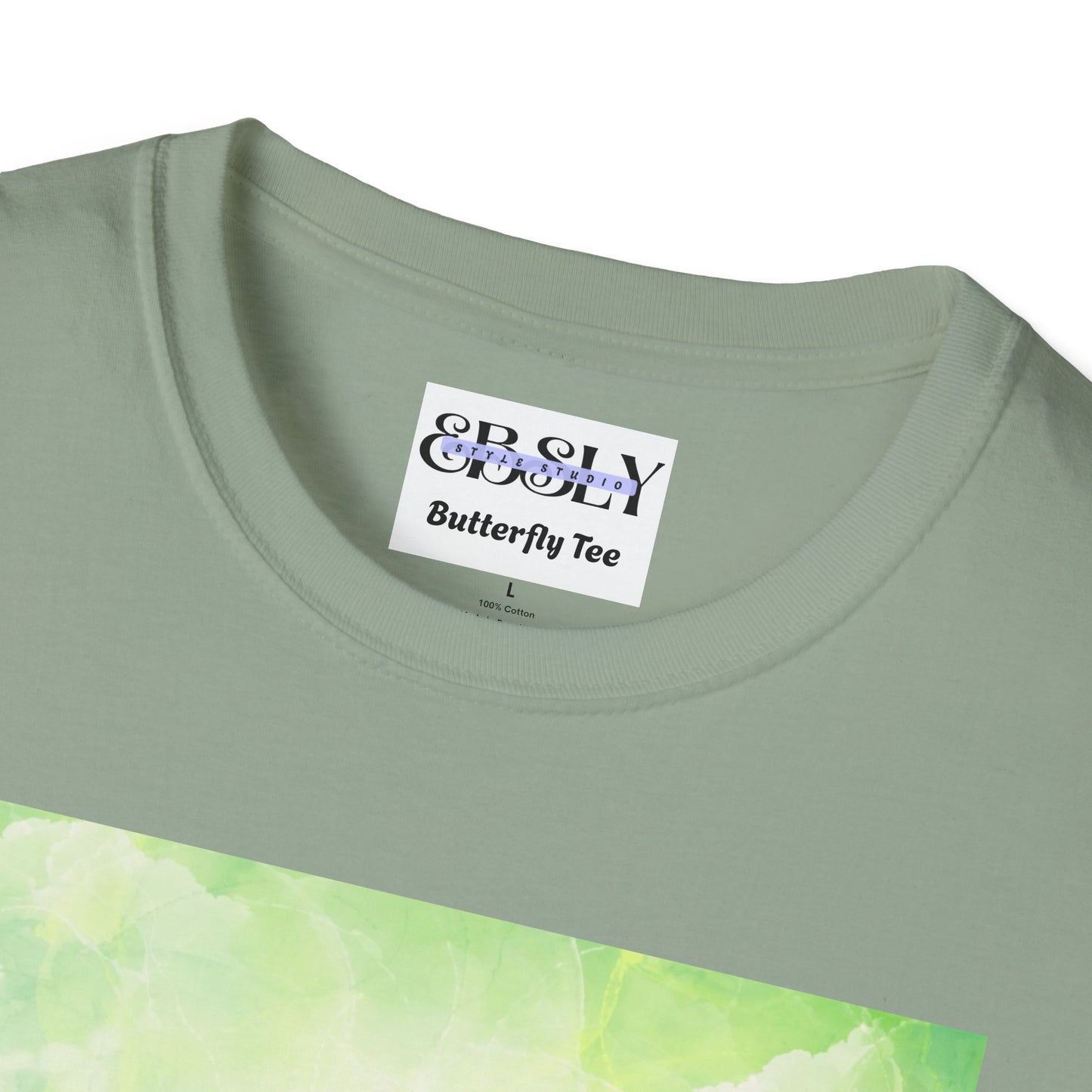 Butterfly Nature Unisex Softstyle T-Shirt, Eco-friendly Gift, Spring Fashion, Nature Lover Apparel, Comfortable Everyday Wear