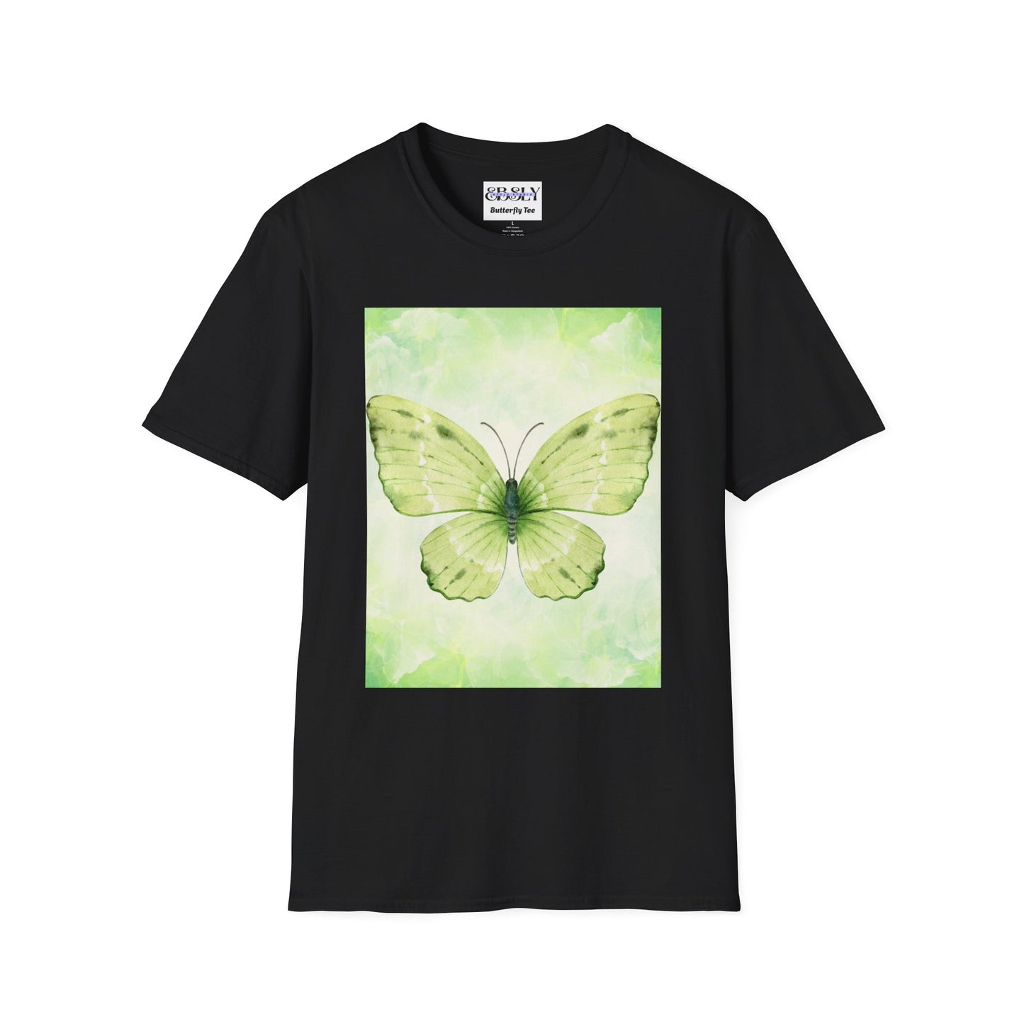 Butterfly Nature Unisex Softstyle T-Shirt, Eco-friendly Gift, Spring Fashion, Nature Lover Apparel, Comfortable Everyday Wear