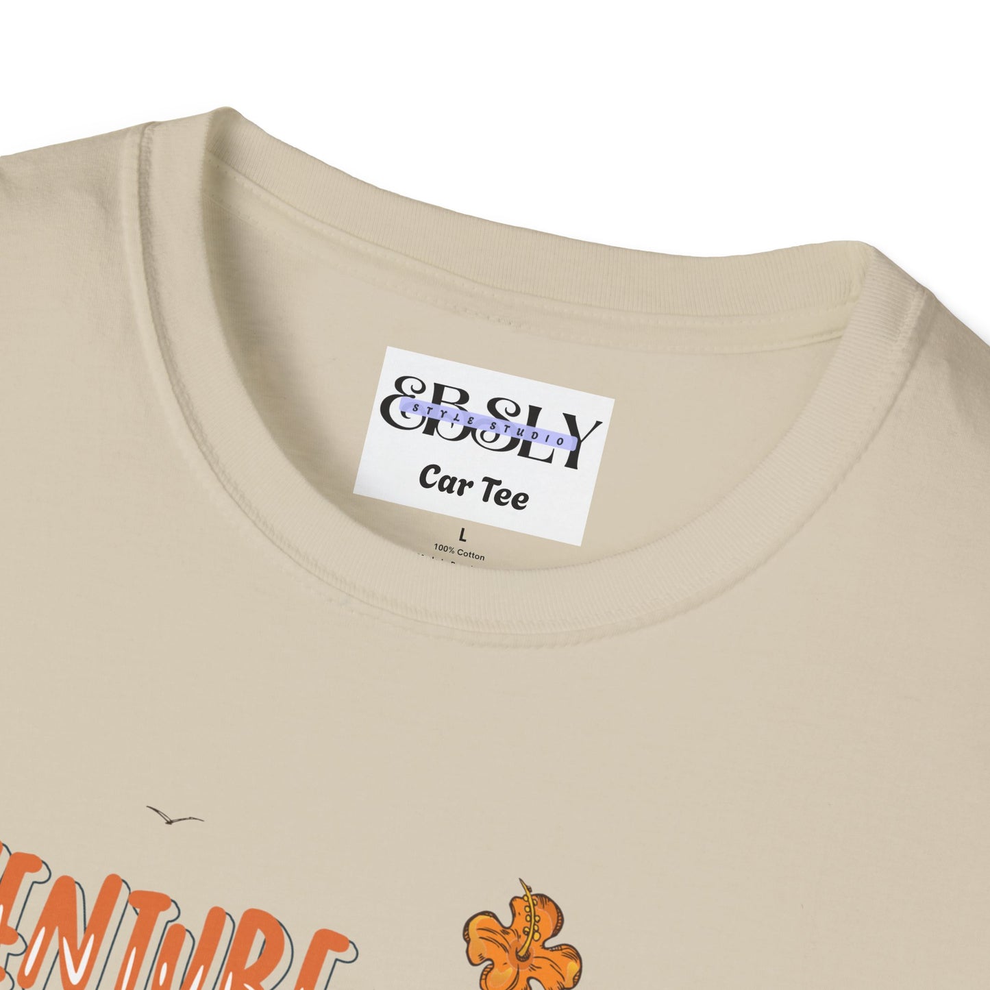 Unisex Adventure Graphic T-Shirt - Fun Travel Tee, Summer Vacation Shirt, Gift for Road Trip Lovers, Retro Car Design, Casual Wear