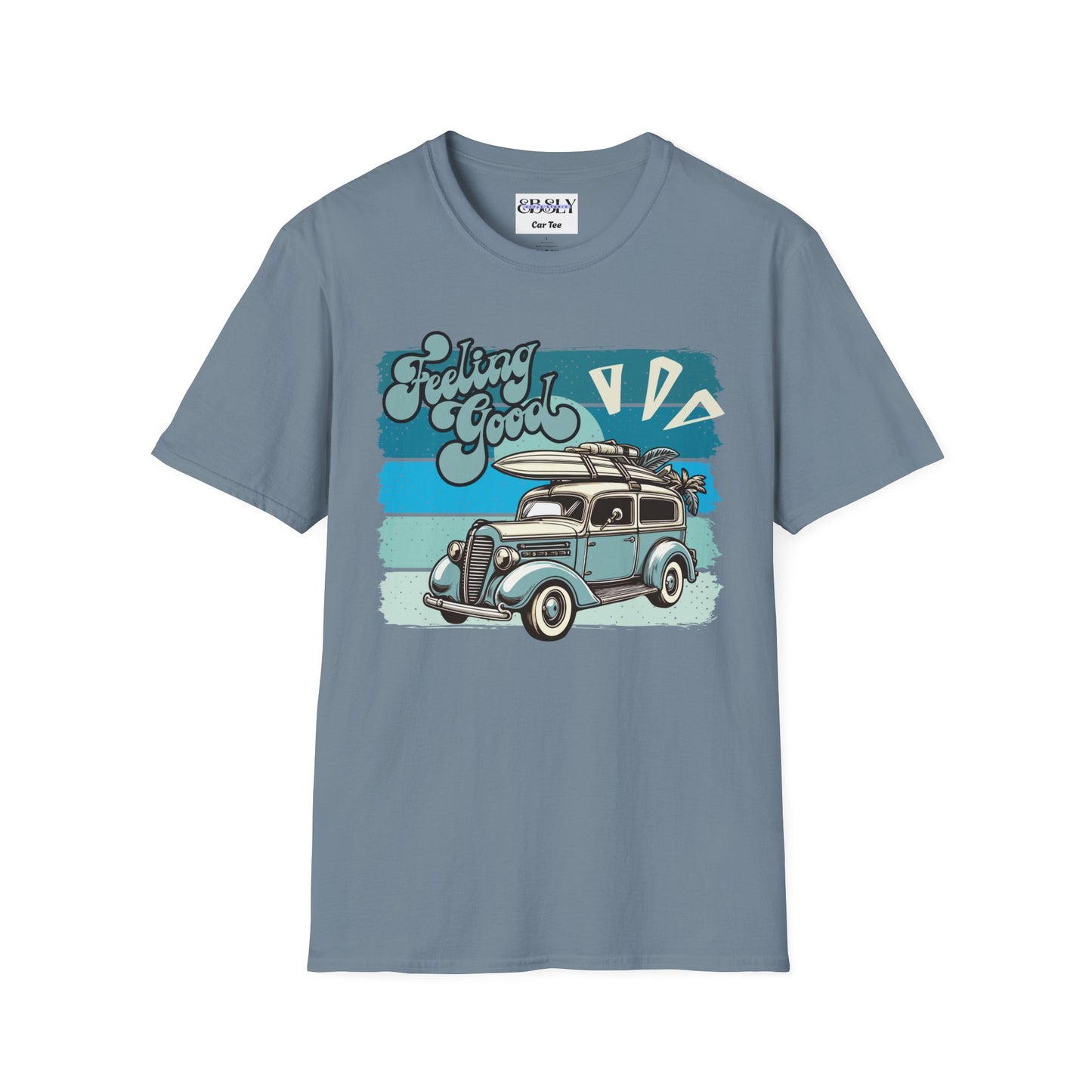Retro Car Graphic T-Shirt - Vintage Summer Vibes, Perfect for Road Trips, Beach Days, and Casual Outings
