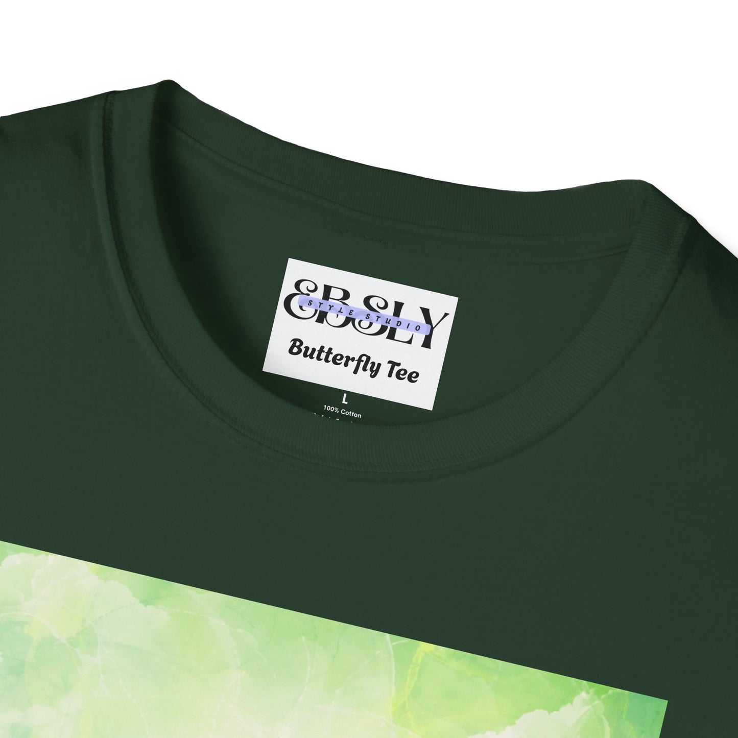 Butterfly Nature Unisex Softstyle T-Shirt, Eco-friendly Gift, Spring Fashion, Nature Lover Apparel, Comfortable Everyday Wear