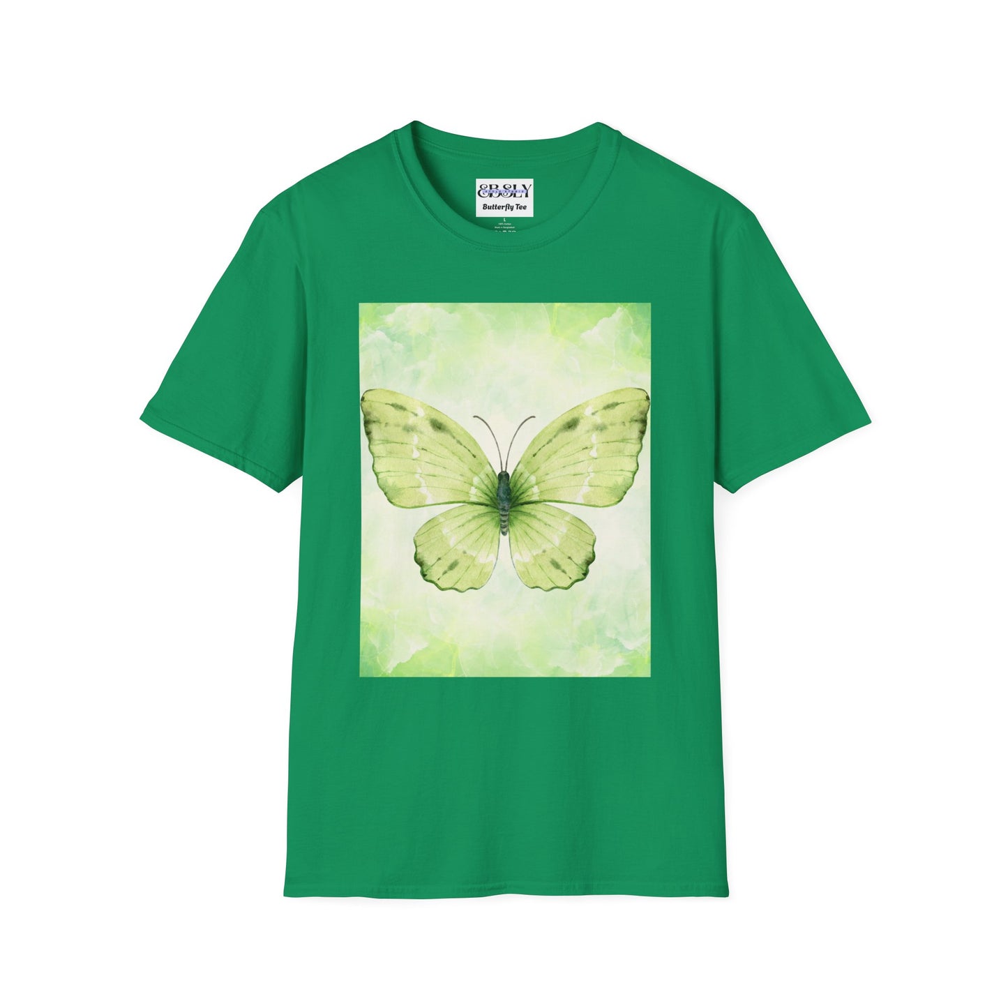 Butterfly Nature Unisex Softstyle T-Shirt, Eco-friendly Gift, Spring Fashion, Nature Lover Apparel, Comfortable Everyday Wear