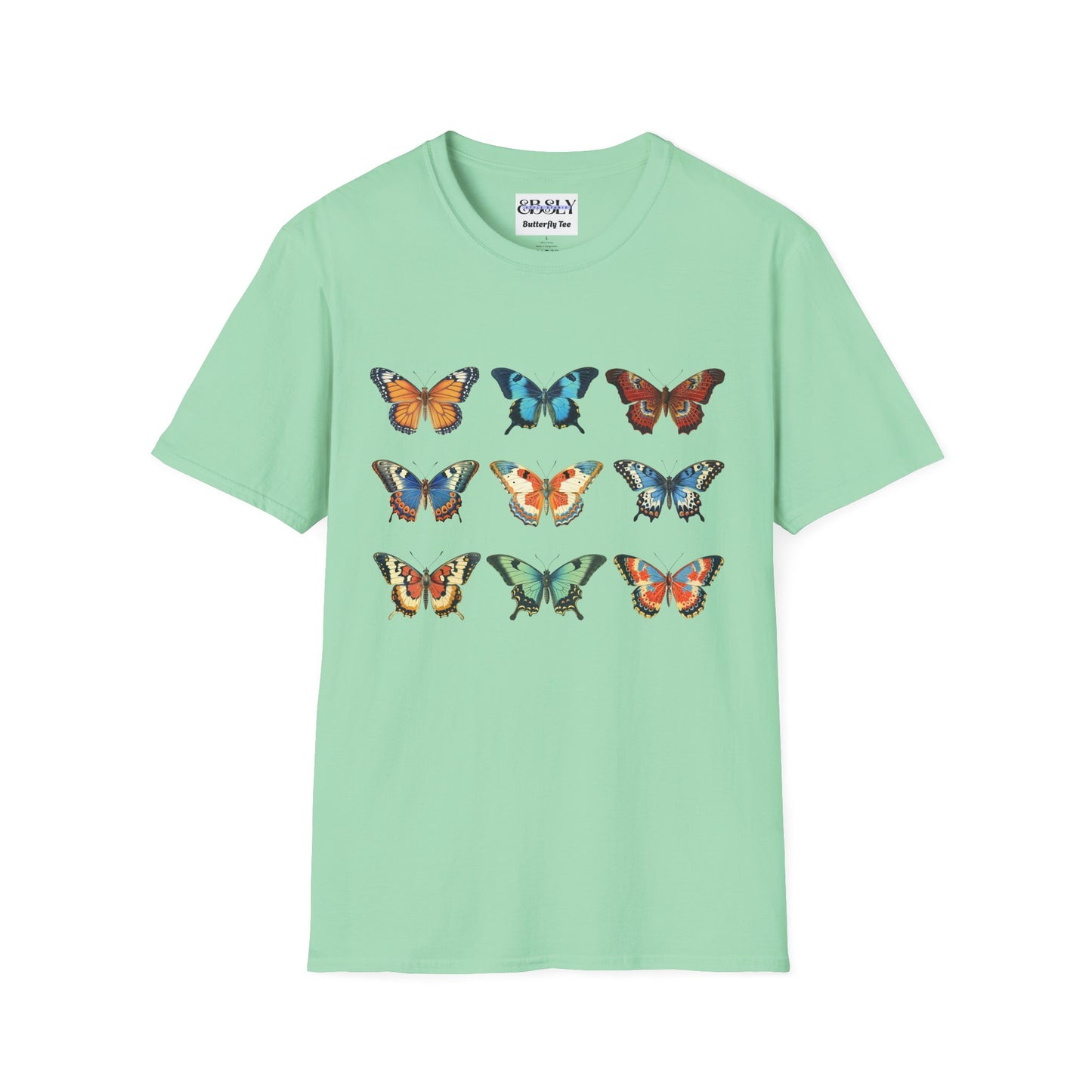 Butterfly Print Unisex T-Shirt, Nature Lovers Tee, Gift for Her, Birthday Shirt, Eco-Friendly Fashion, Summer Wardrobe Essential