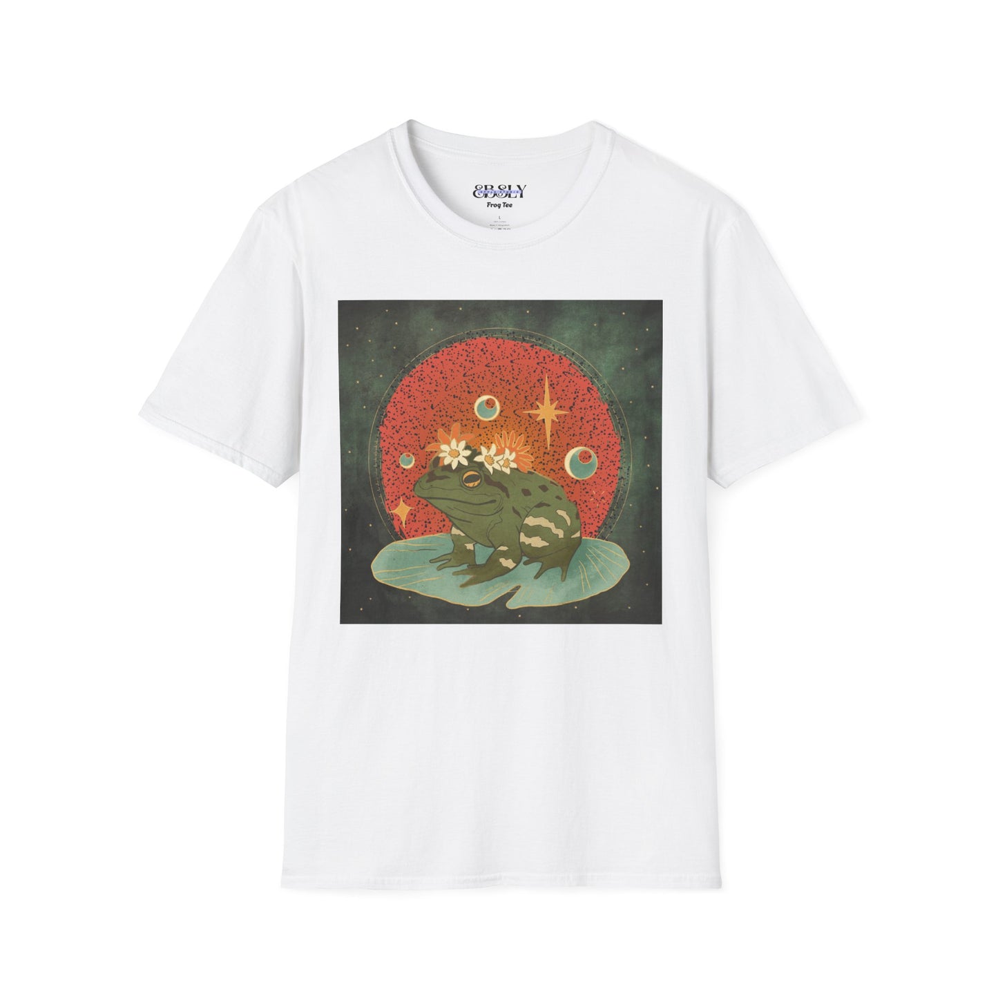 Whimsical Frog Unisex Softstyle T-Shirt - Relaxed Vibes, Perfect for Nature Lovers, Eco-Friendly Gift, Casual Wear, Everyday Comfort