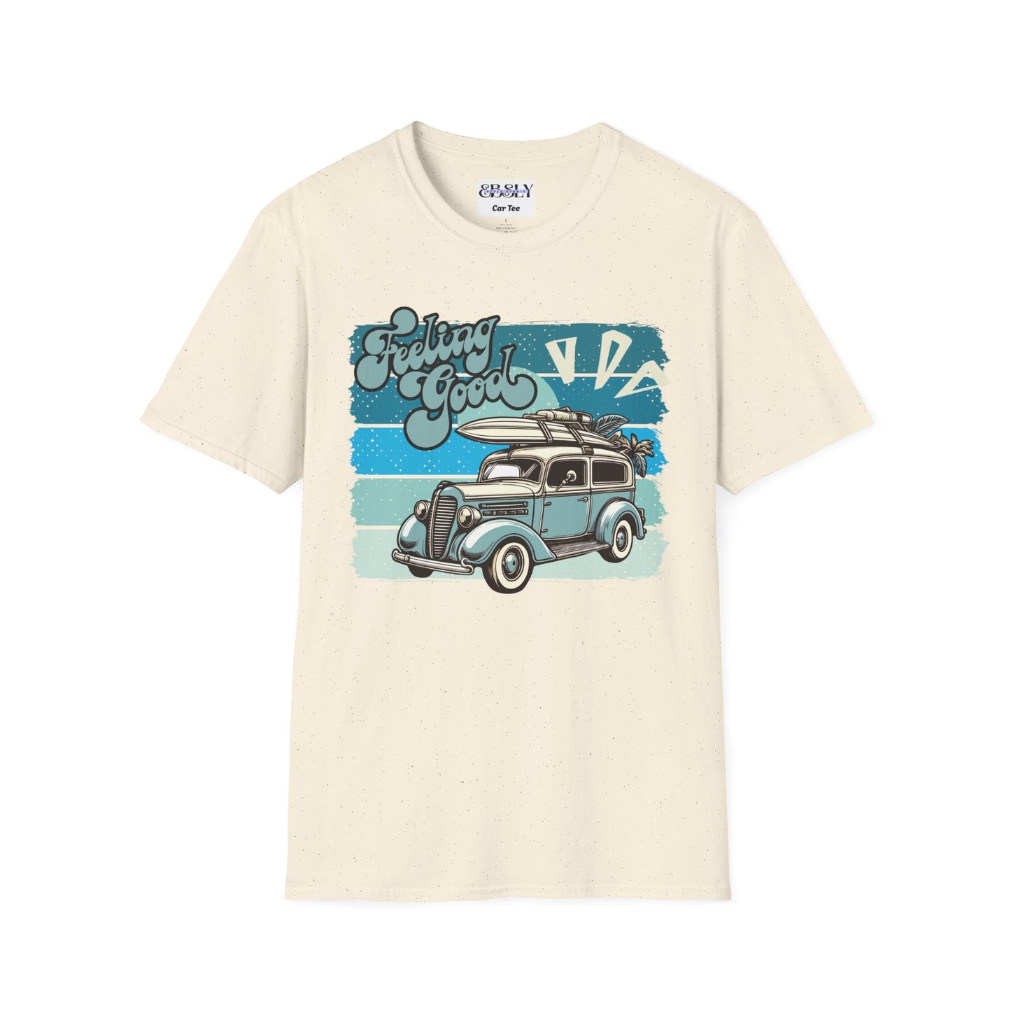 Retro Car Graphic T-Shirt - Vintage Summer Vibes, Perfect for Road Trips, Beach Days, and Casual Outings
