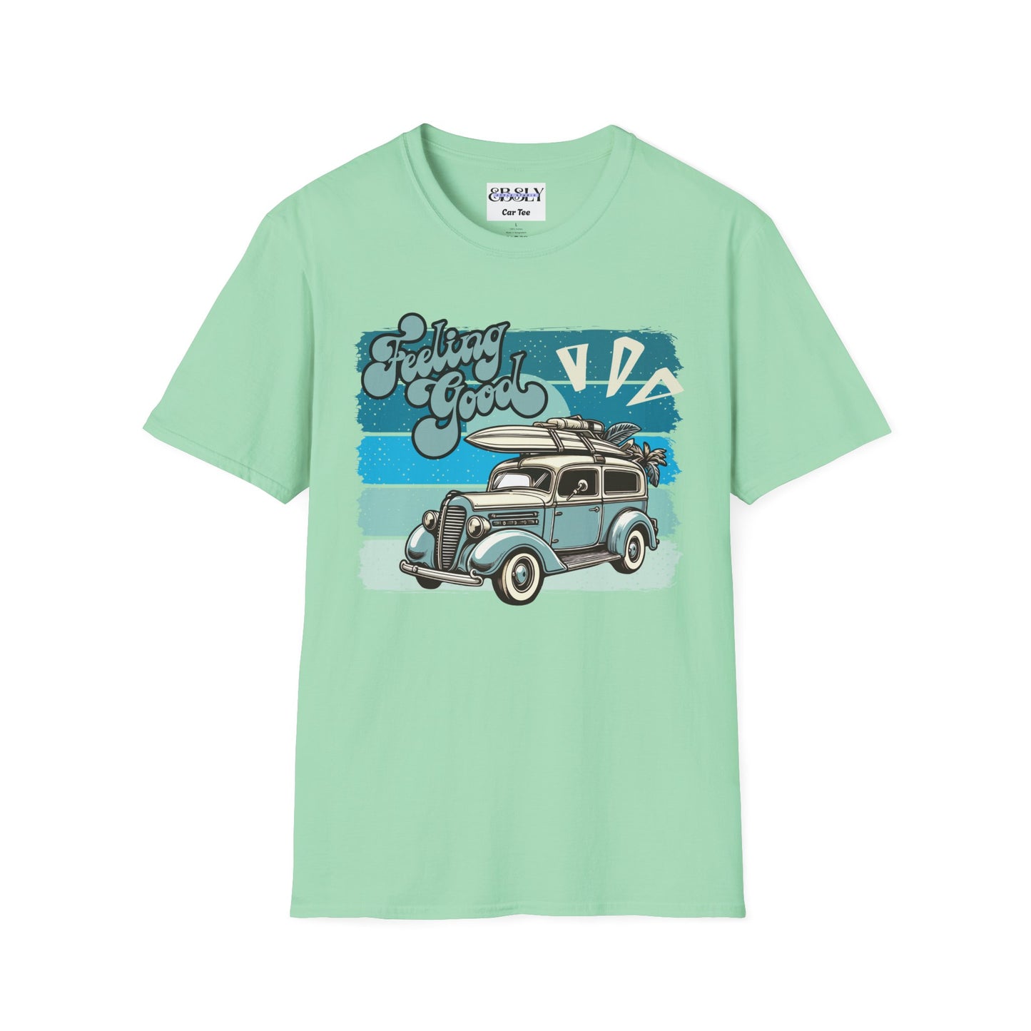 Retro Car Graphic T-Shirt - Vintage Summer Vibes, Perfect for Road Trips, Beach Days, and Casual Outings