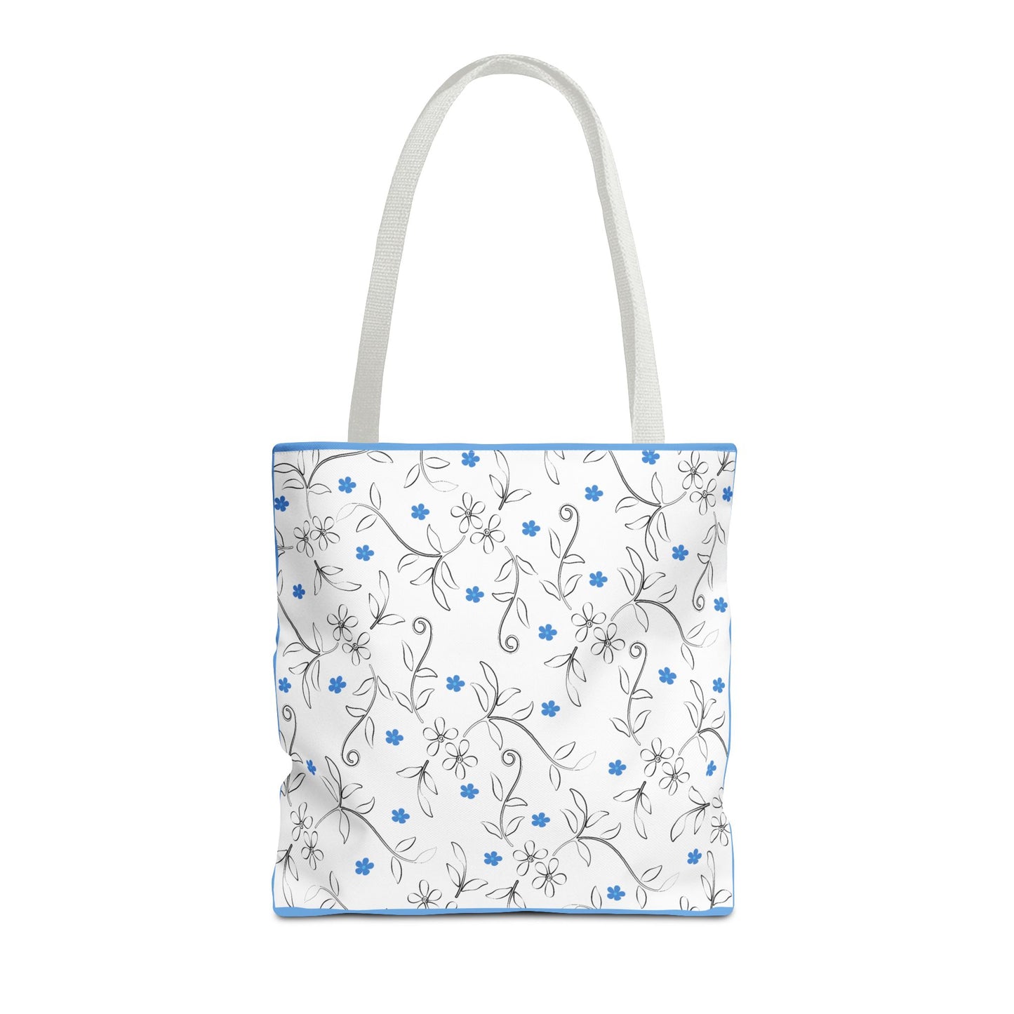 Floral Print Tote Bag, Stylish Reusable Bag for Everyday Use, Eco-Friendly Gift for Moms, Shopping and Travel Essentials, Cute Floral Design