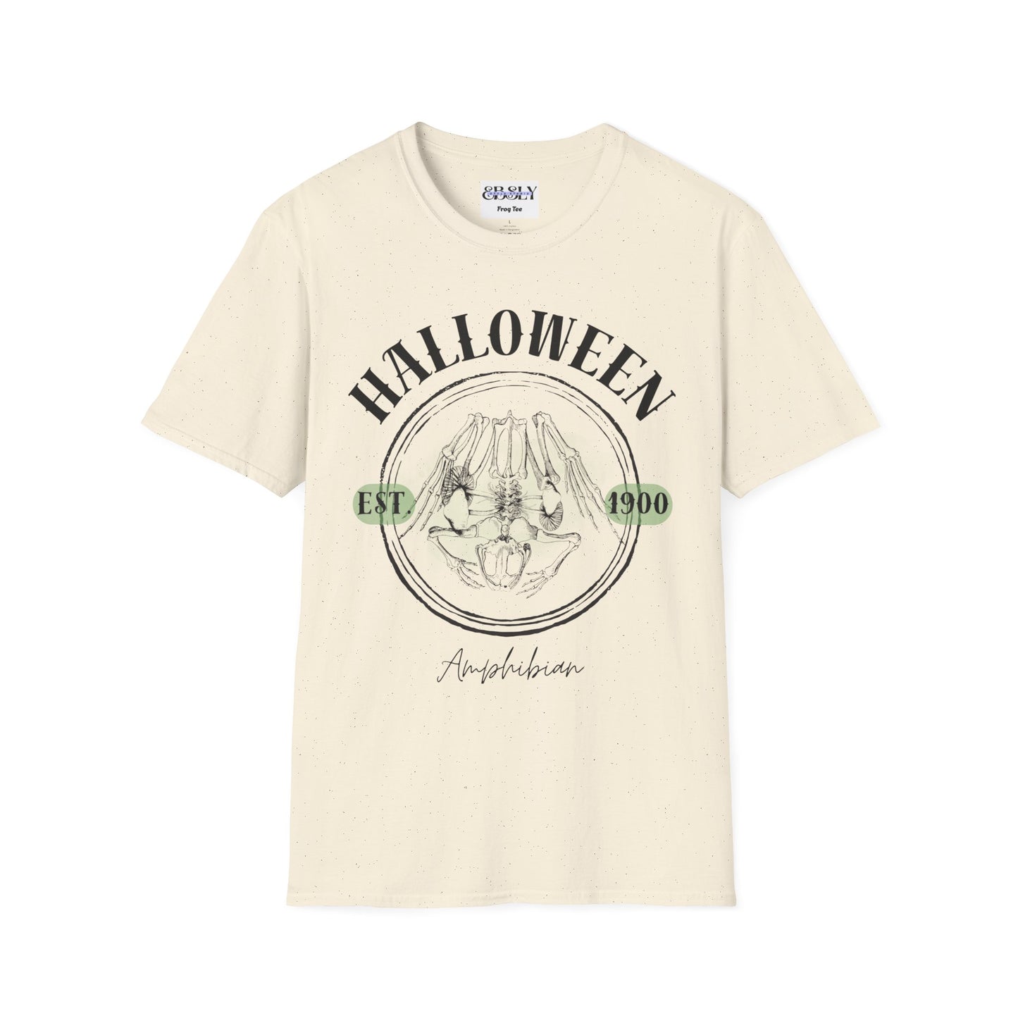 Halloween Graphic Tee, Spooky T-Shirt, Unisex Halloween Shirt, Frog Halloween Top, October 31st Gift, Frog Shirt