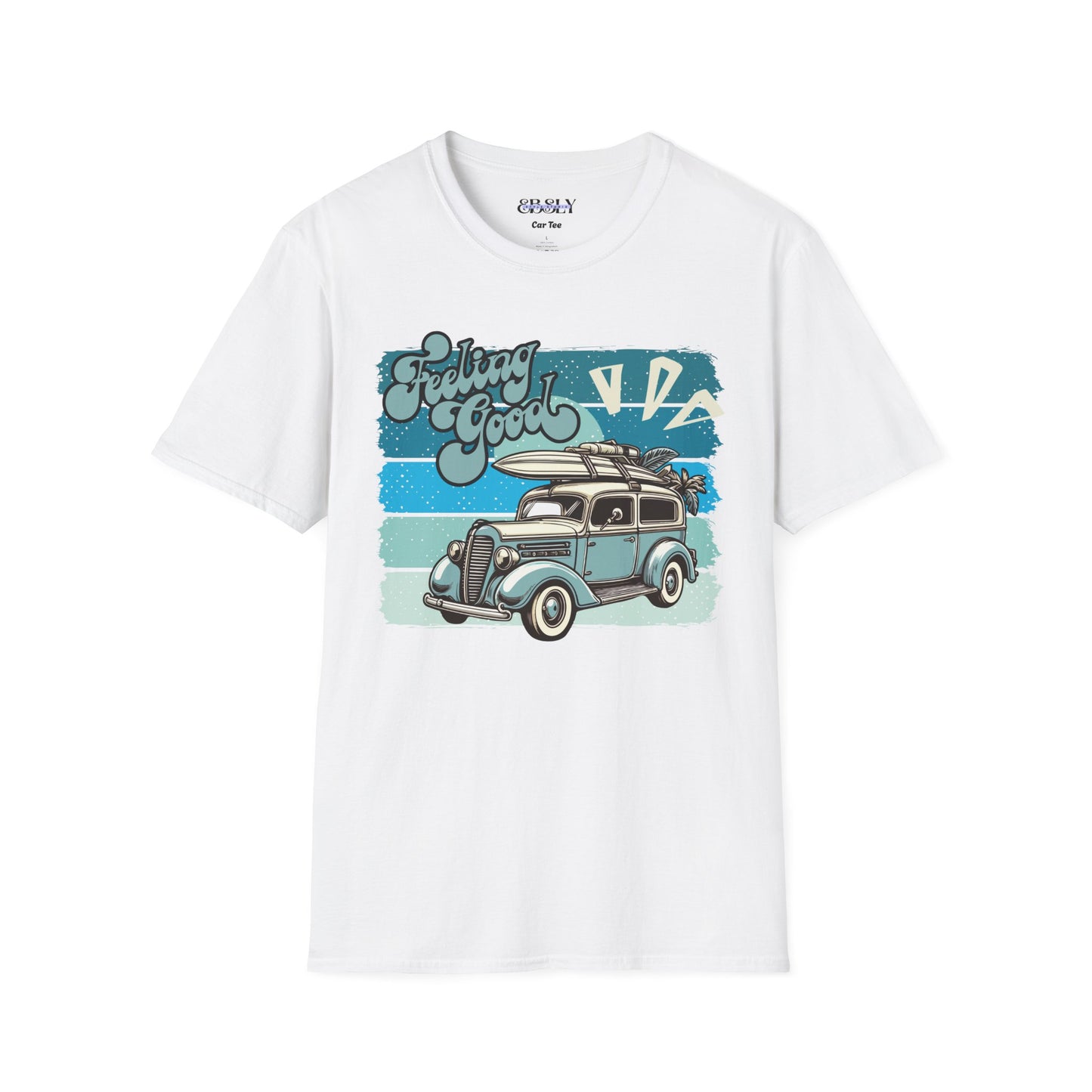 Retro Car Graphic T-Shirt - Vintage Summer Vibes, Perfect for Road Trips, Beach Days, and Casual Outings