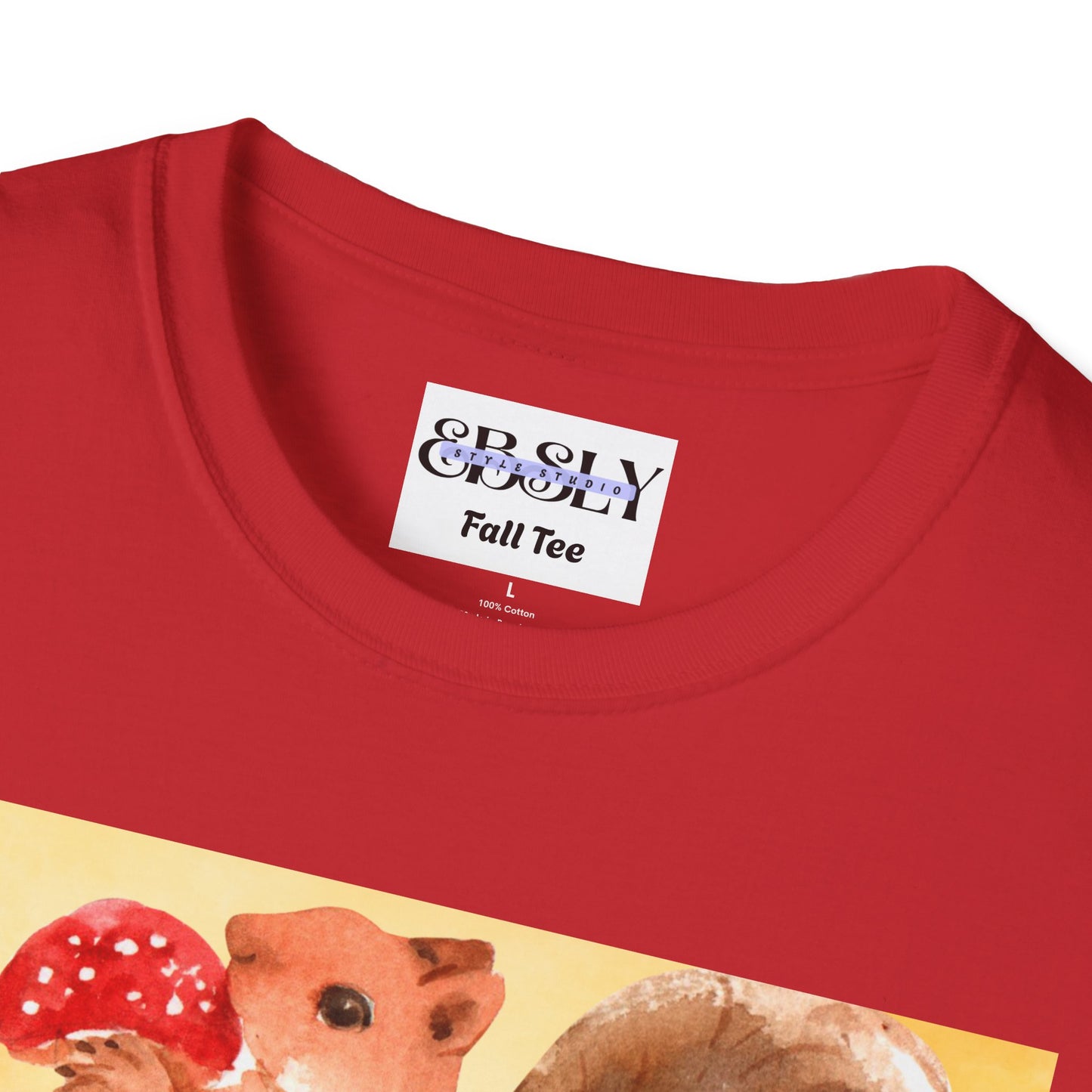 Whimsical Squirrel Art T-Shirt, Cute Squirrel Tee, Nature Lover Gift, Fun Graphic Shirt, Casual Everyday Wear, Birthday Gift