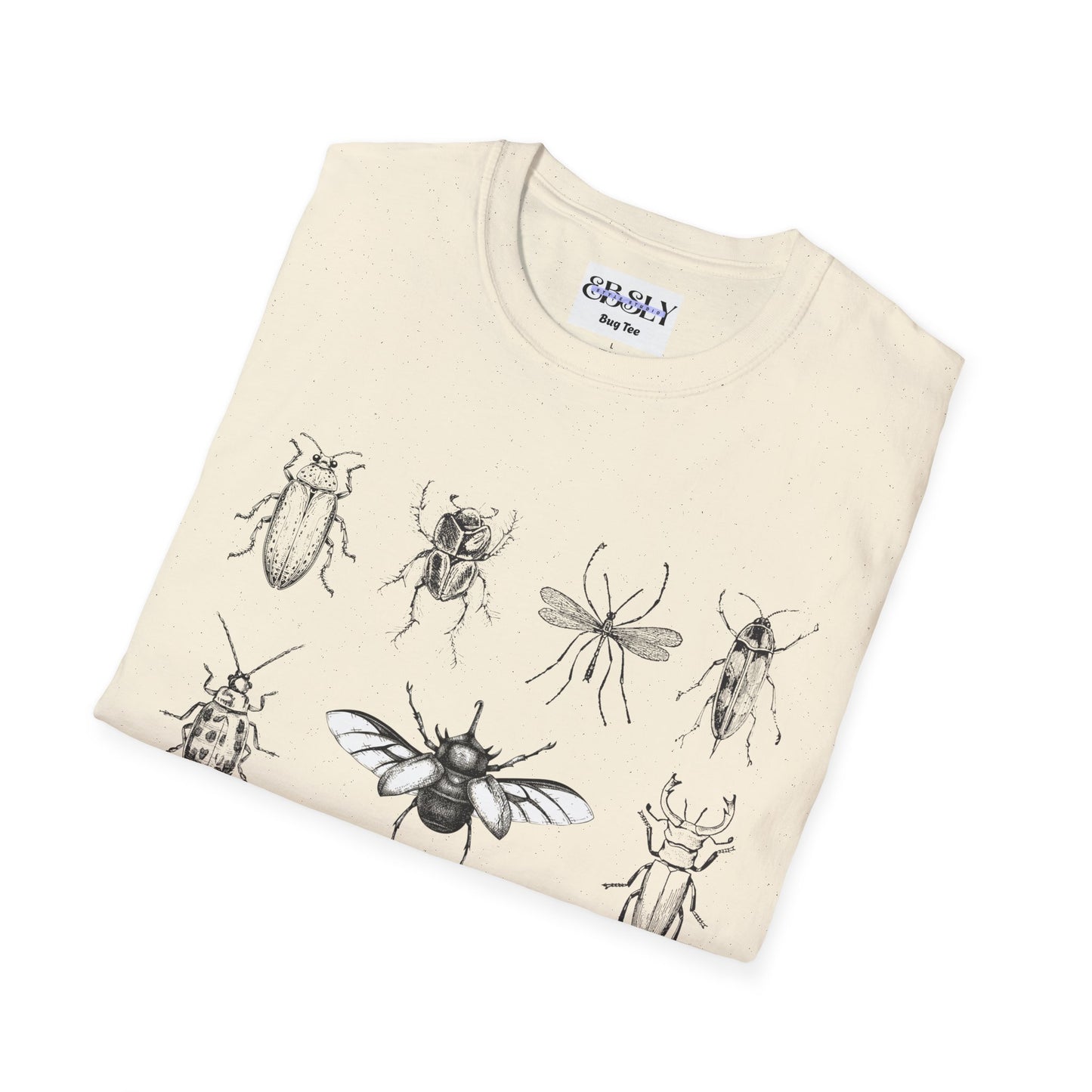 Bug Details Unisex T-Shirt, Insect Lover Tee, Realistic Bug Graphic Shirt, Nature Enthusiast Apparel, Entomology Gift Idea