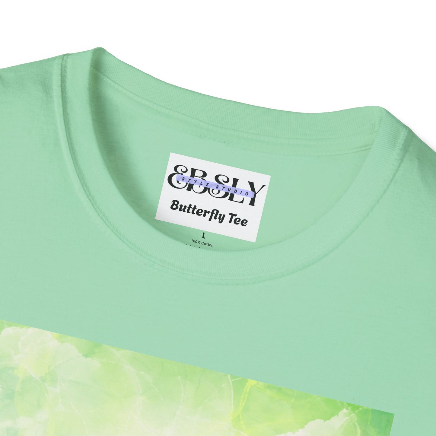 Butterfly Nature Unisex Softstyle T-Shirt, Eco-friendly Gift, Spring Fashion, Nature Lover Apparel, Comfortable Everyday Wear