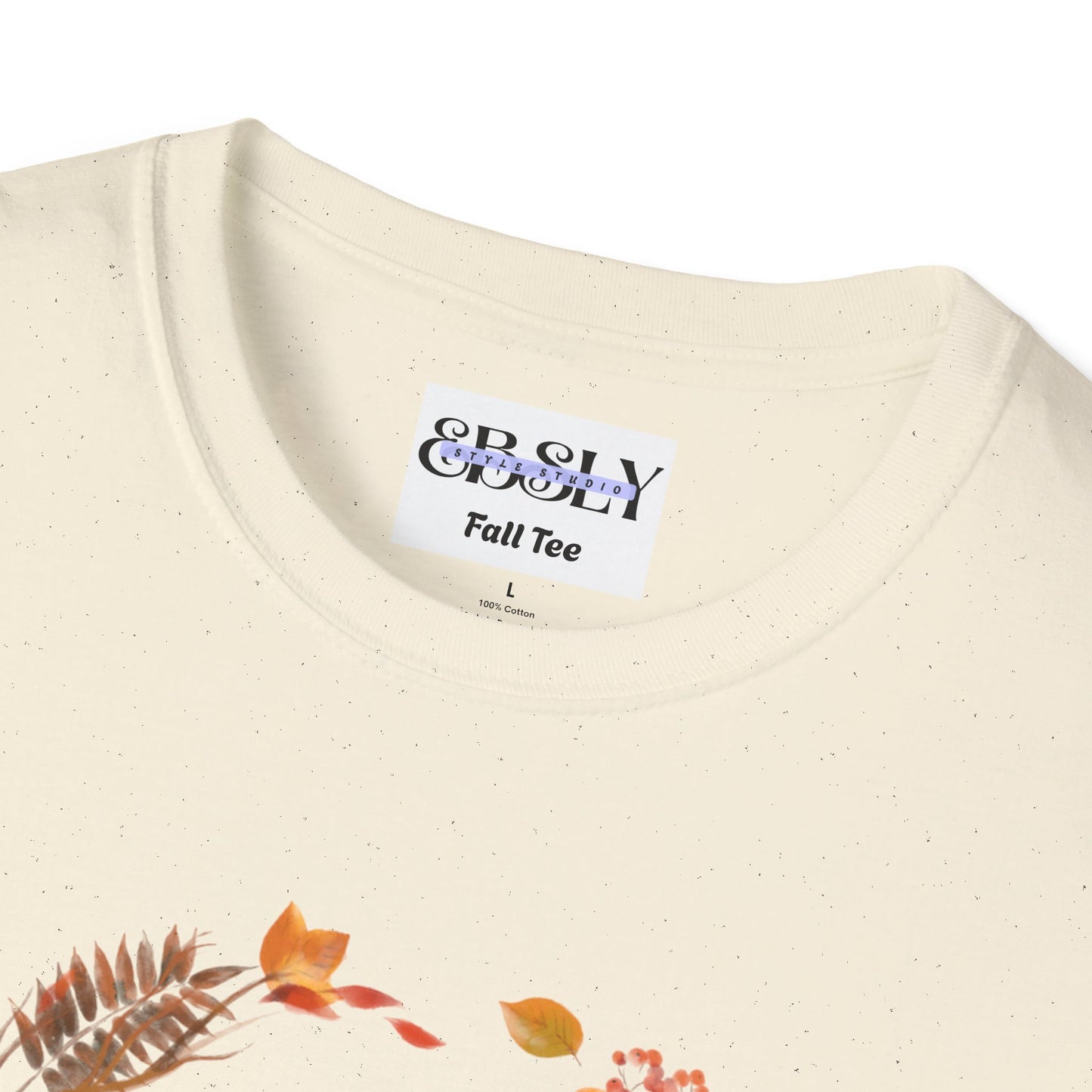 Hello Fall Unisex Softstyle T-Shirt, Autumn Tee, Seasonal Shirt, Pumpkin Spice Apparel, Thanksgiving Gift, Cozy Fashion