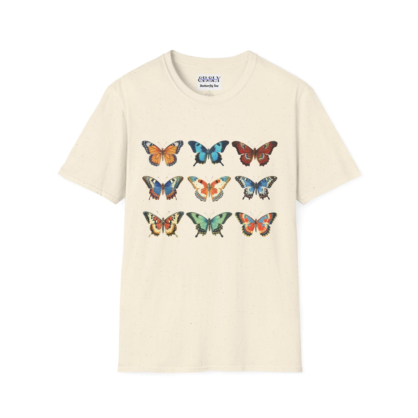 Butterfly Print Unisex T-Shirt, Nature Lovers Tee, Gift for Her, Birthday Shirt, Eco-Friendly Fashion, Summer Wardrobe Essential