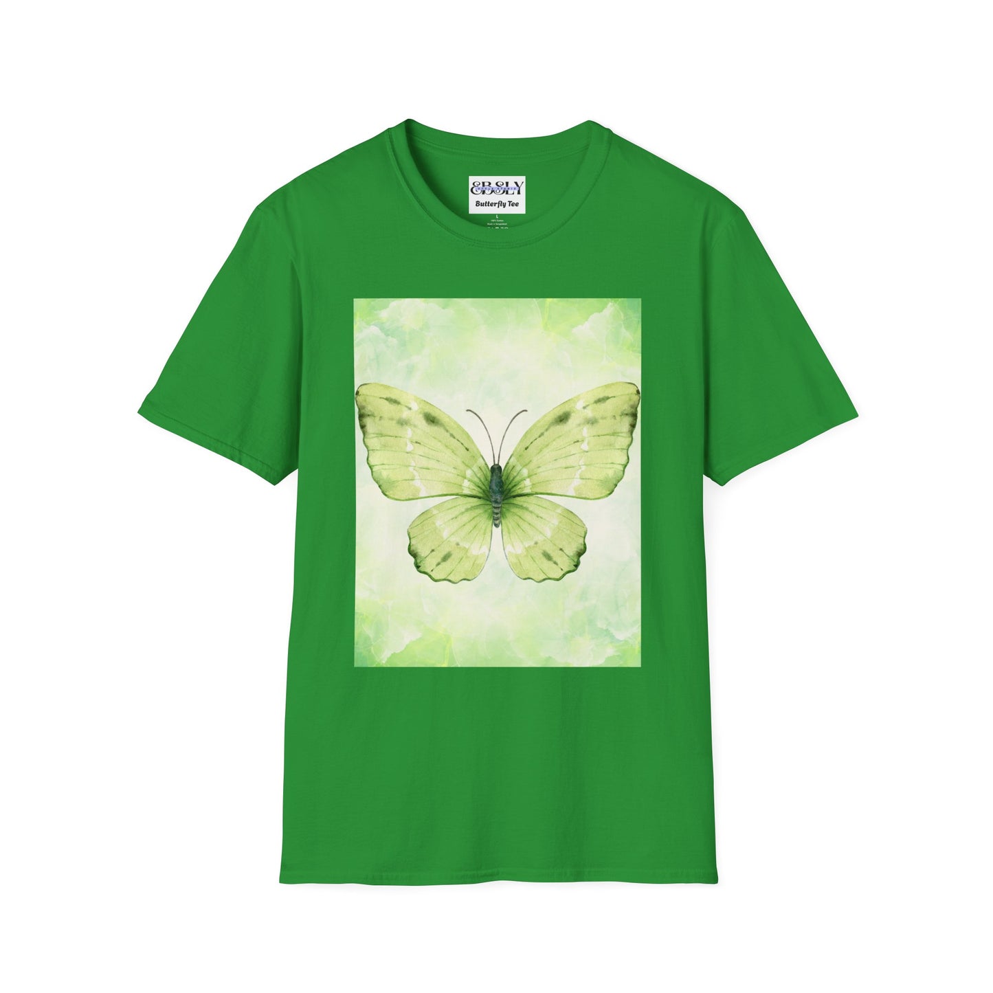 Butterfly Nature Unisex Softstyle T-Shirt, Eco-friendly Gift, Spring Fashion, Nature Lover Apparel, Comfortable Everyday Wear