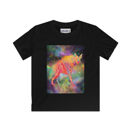 Colorful hyena Youth T-Shirt | Vibrant Animal Tee for Kids | Perfect Gift for Birthdays, Holidays, Art Lovers, Casual Wear, Playtime
