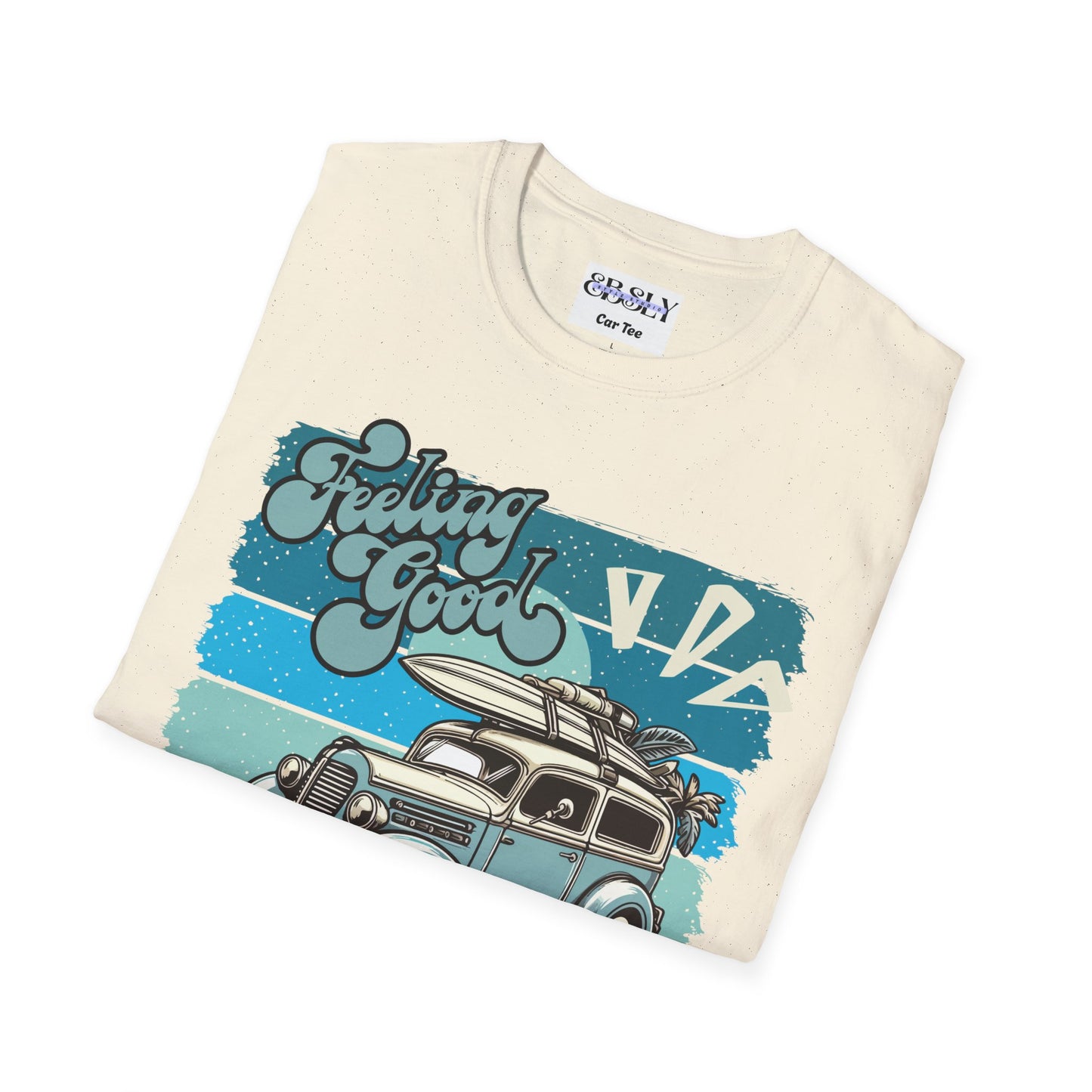 Retro Car Graphic T-Shirt - Vintage Summer Vibes, Perfect for Road Trips, Beach Days, and Casual Outings