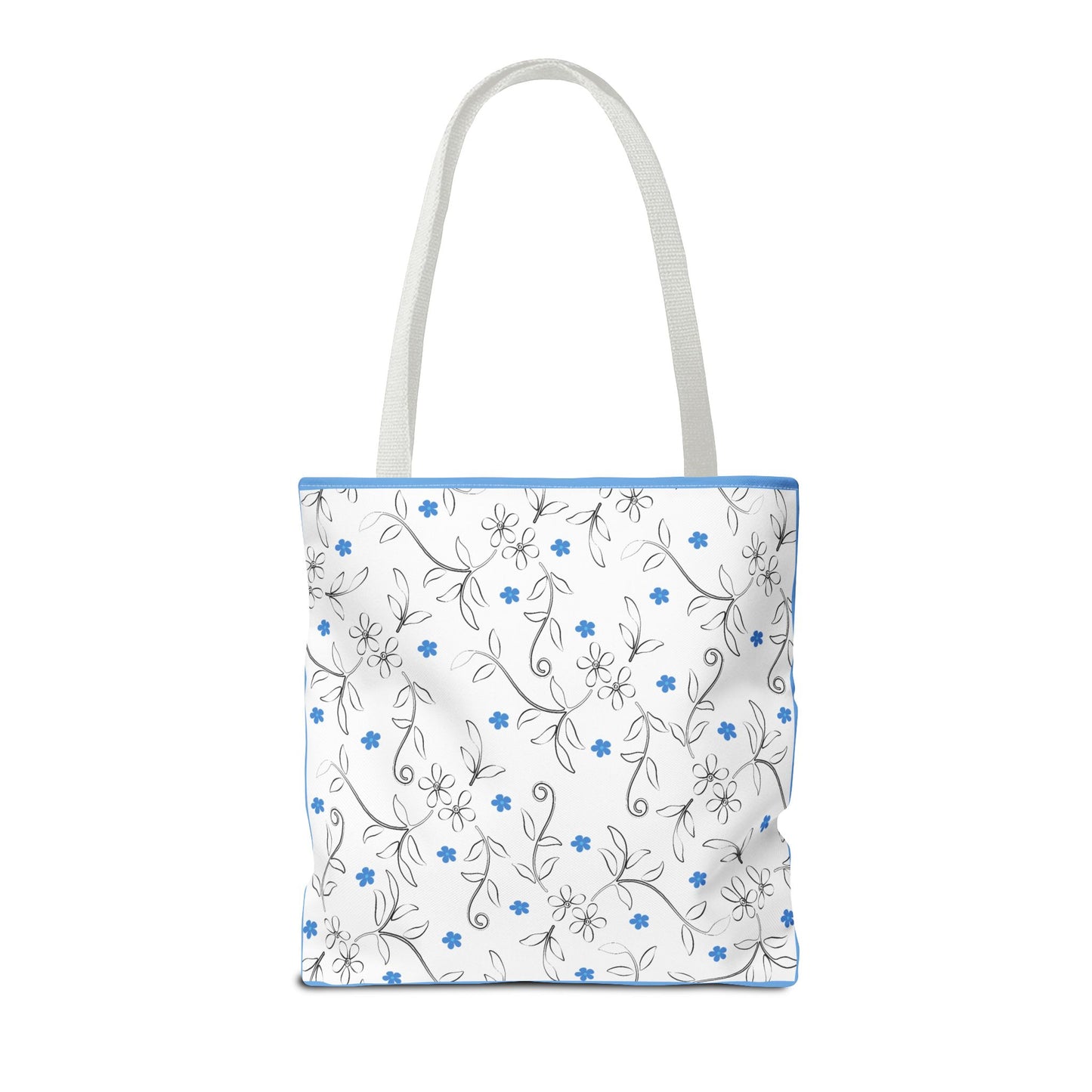 Floral Print Tote Bag, Stylish Reusable Bag for Everyday Use, Eco-Friendly Gift for Moms, Shopping and Travel Essentials, Cute Floral Design