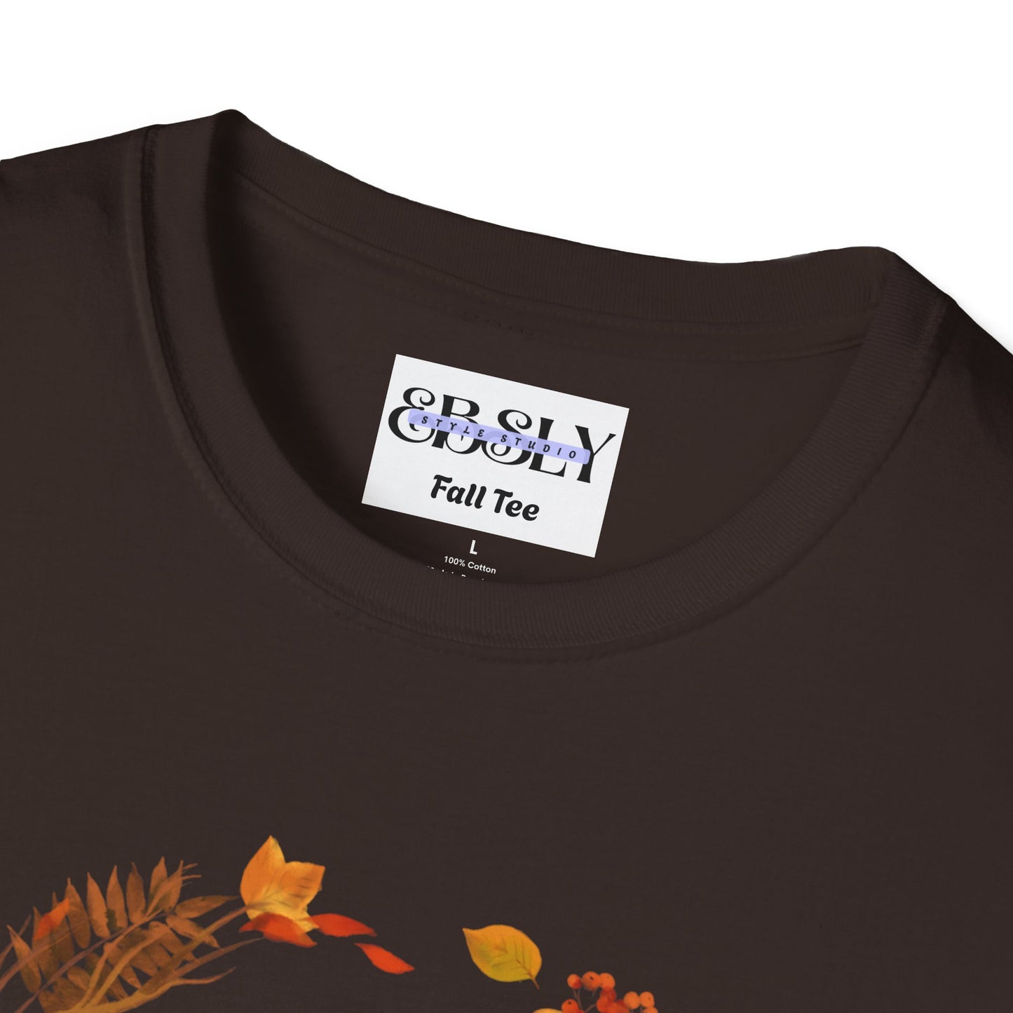 Hello Fall Unisex Softstyle T-Shirt, Autumn Tee, Seasonal Shirt, Pumpkin Spice Apparel, Thanksgiving Gift, Cozy Fashion