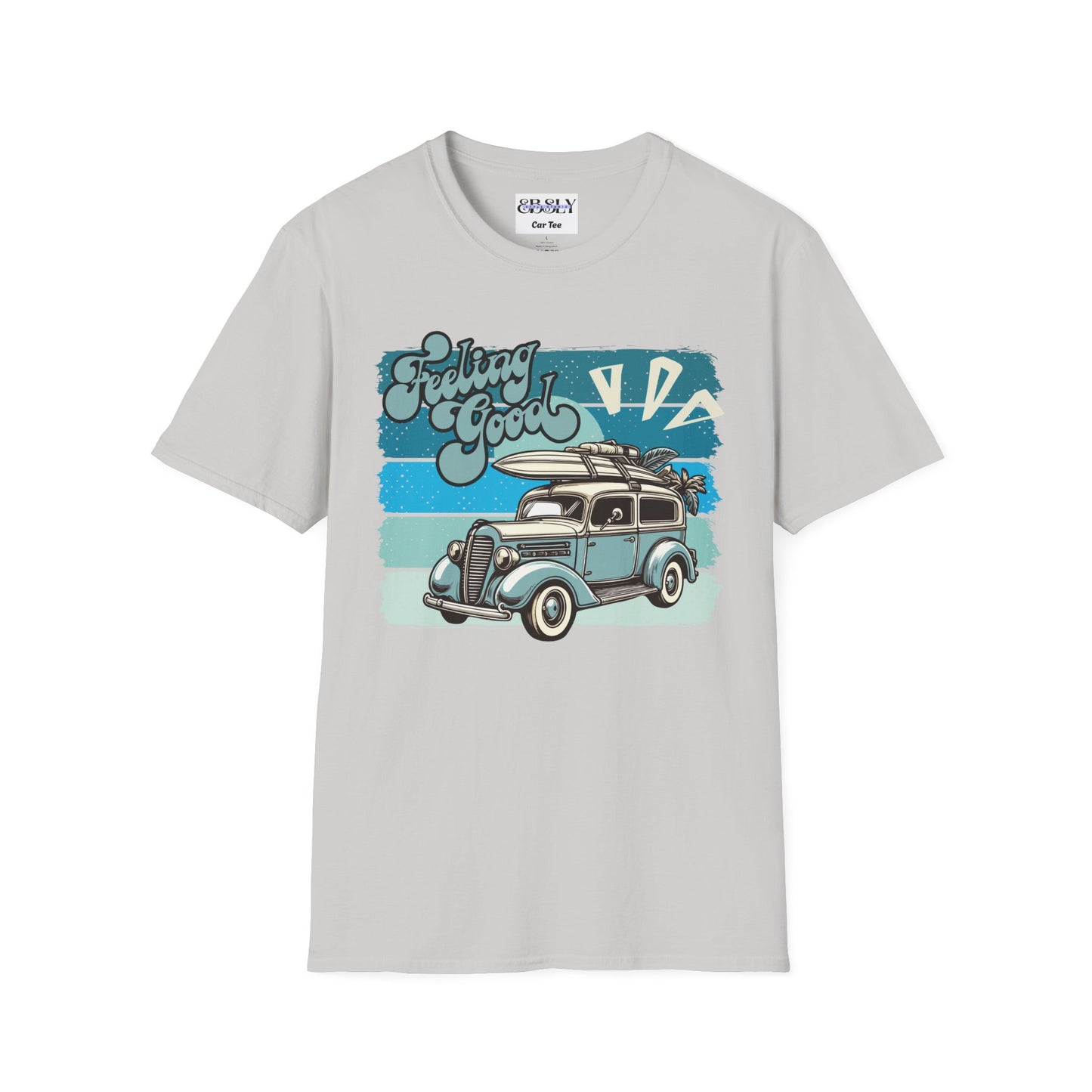 Retro Car Graphic T-Shirt - Vintage Summer Vibes, Perfect for Road Trips, Beach Days, and Casual Outings