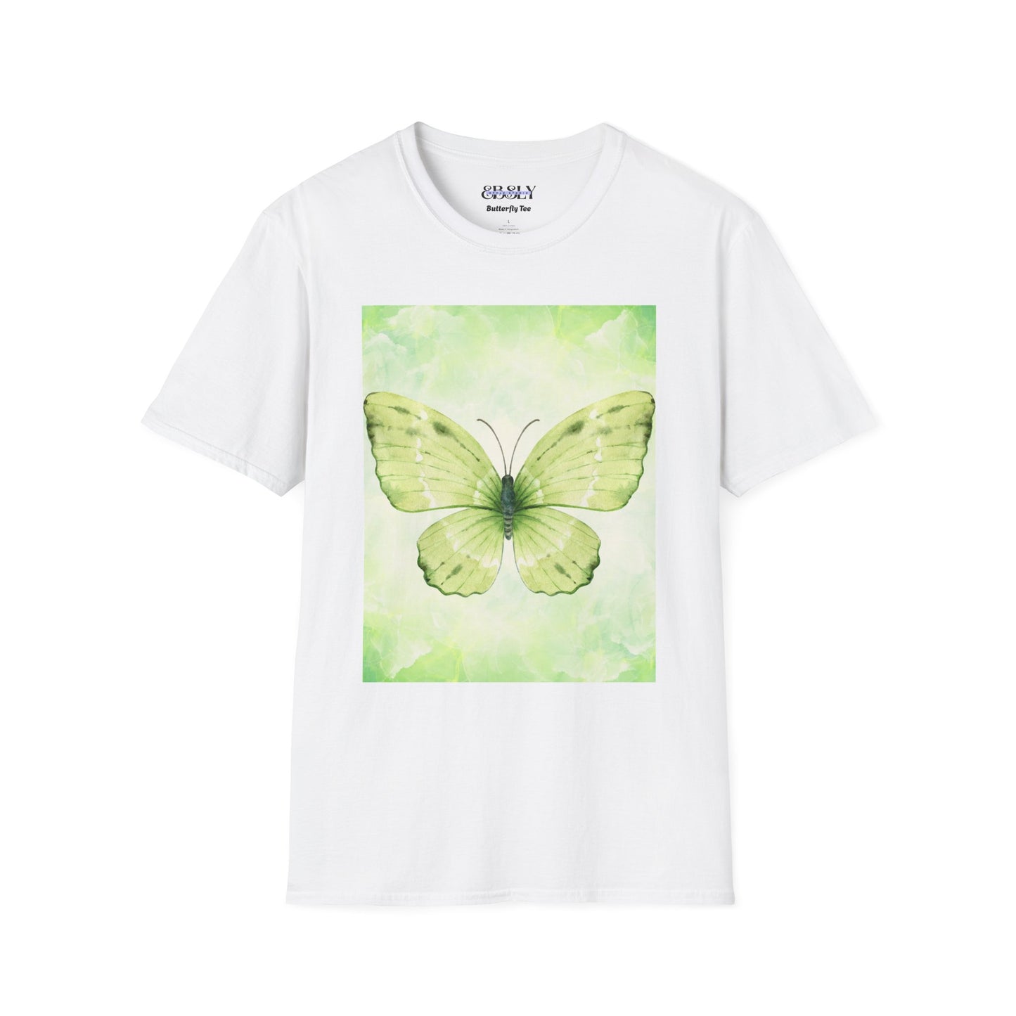 Butterfly Nature Unisex Softstyle T-Shirt, Eco-friendly Gift, Spring Fashion, Nature Lover Apparel, Comfortable Everyday Wear