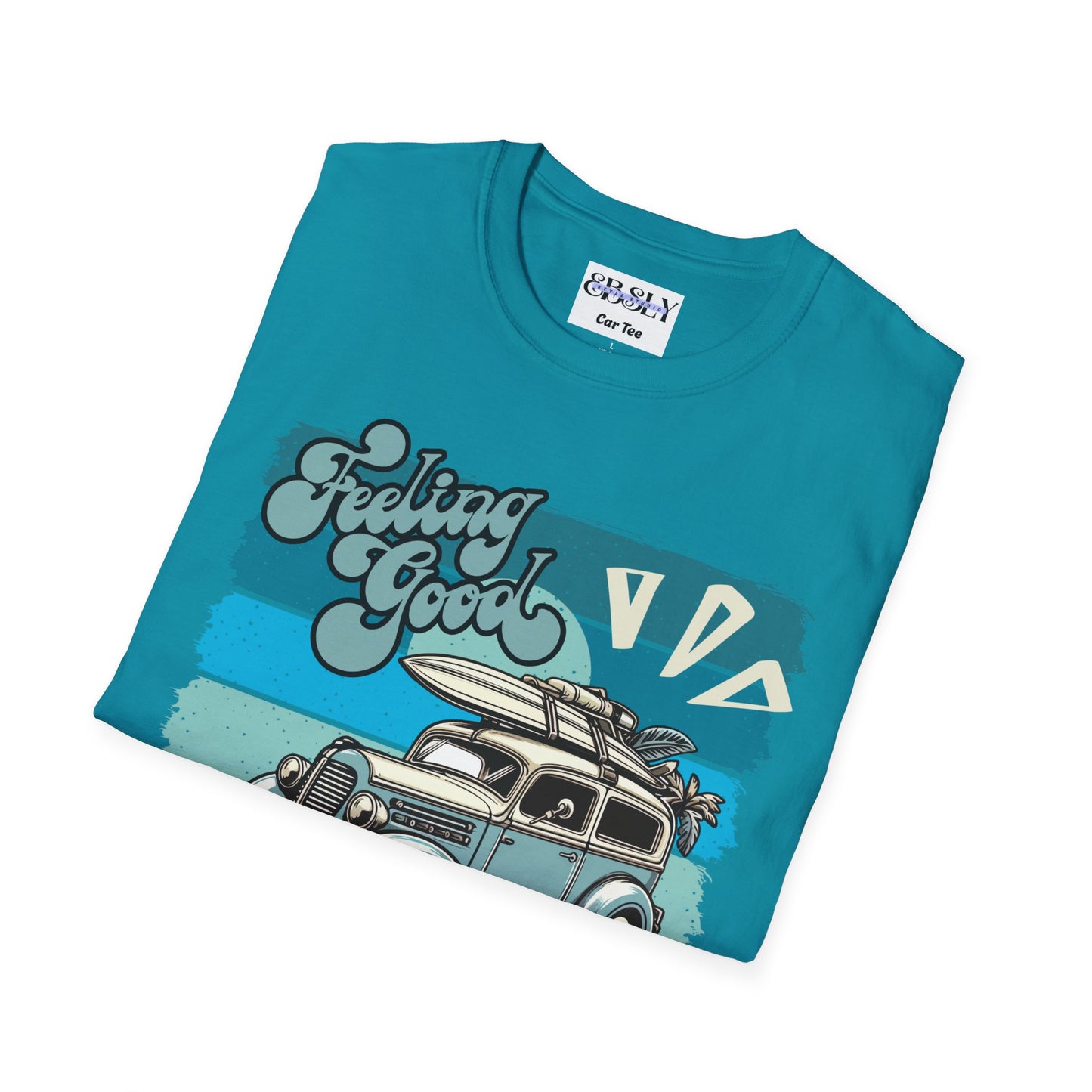 Retro Car Graphic T-Shirt - Vintage Summer Vibes, Perfect for Road Trips, Beach Days, and Casual Outings