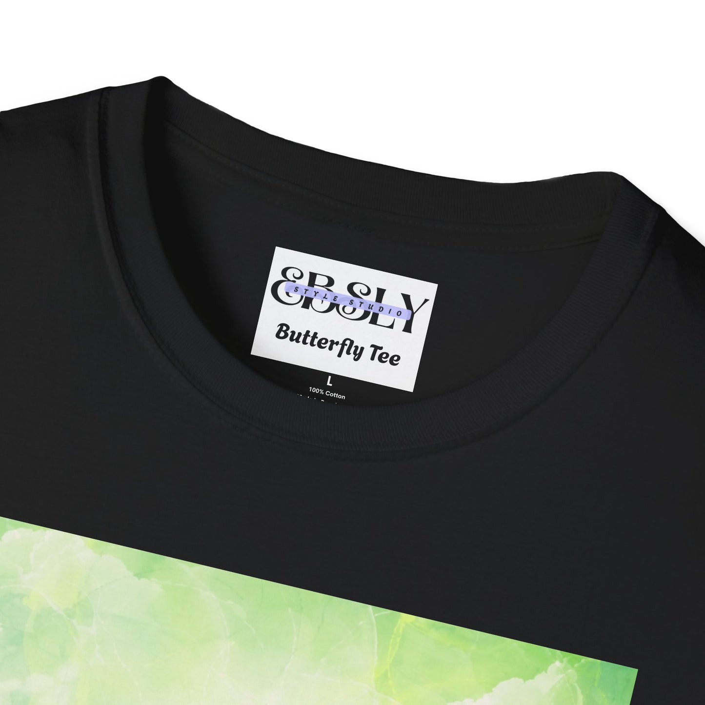 Butterfly Nature Unisex Softstyle T-Shirt, Eco-friendly Gift, Spring Fashion, Nature Lover Apparel, Comfortable Everyday Wear