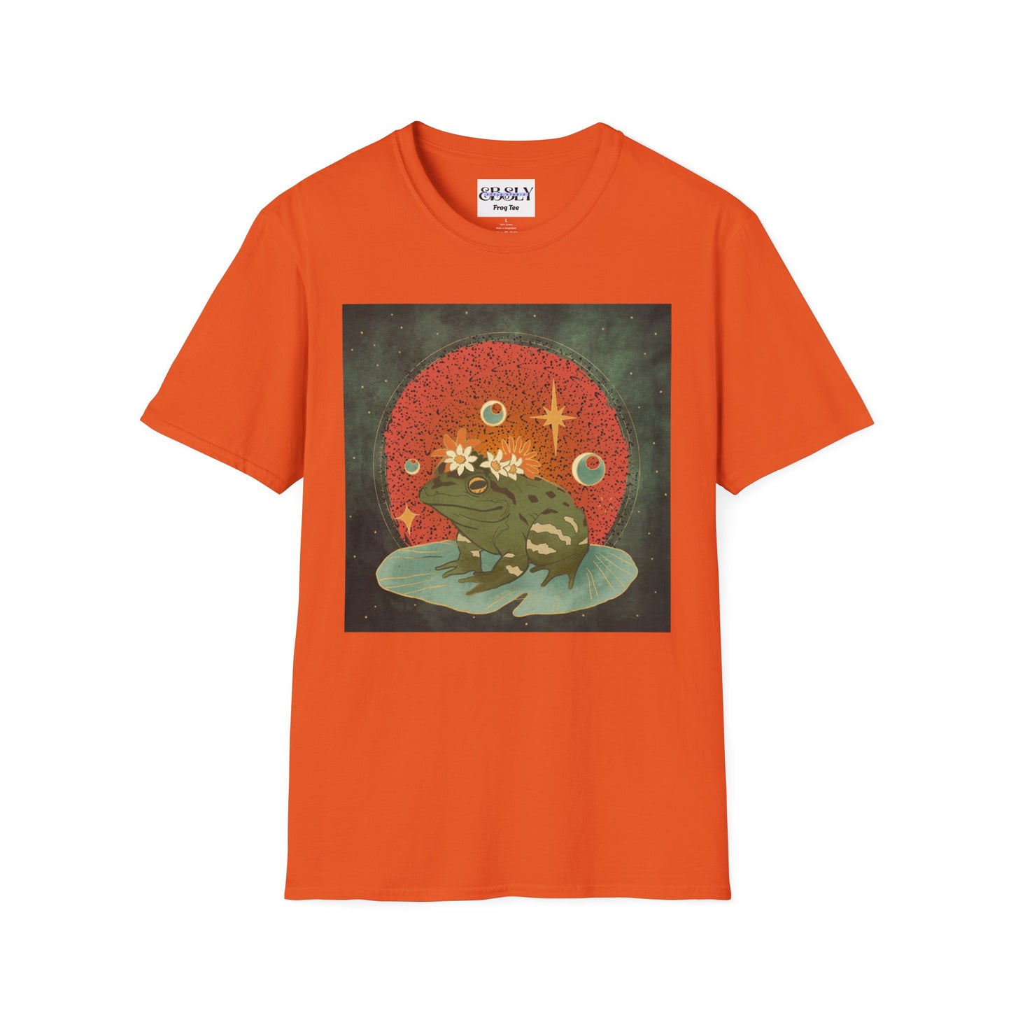 Whimsical Frog Unisex Softstyle T-Shirt - Relaxed Vibes, Perfect for Nature Lovers, Eco-Friendly Gift, Casual Wear, Everyday Comfort