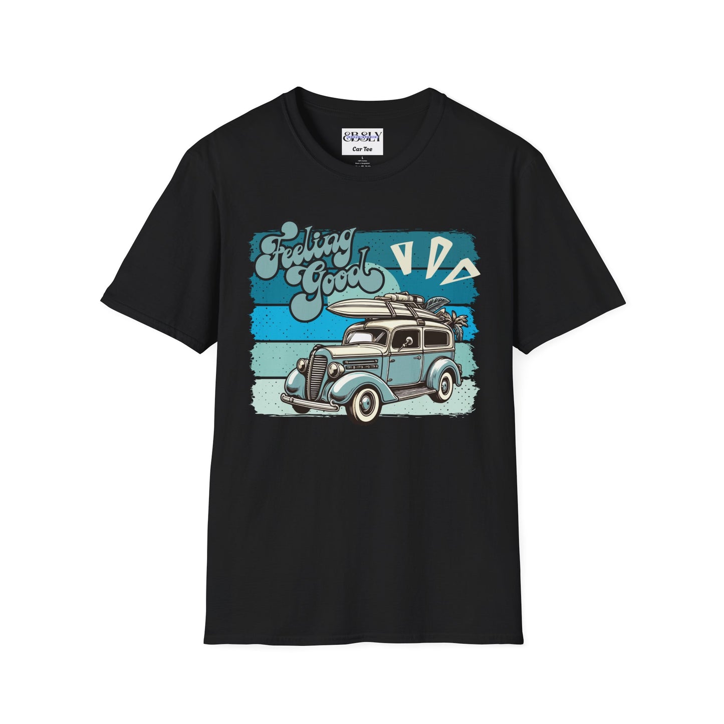Retro Car Graphic T-Shirt - Vintage Summer Vibes, Perfect for Road Trips, Beach Days, and Casual Outings