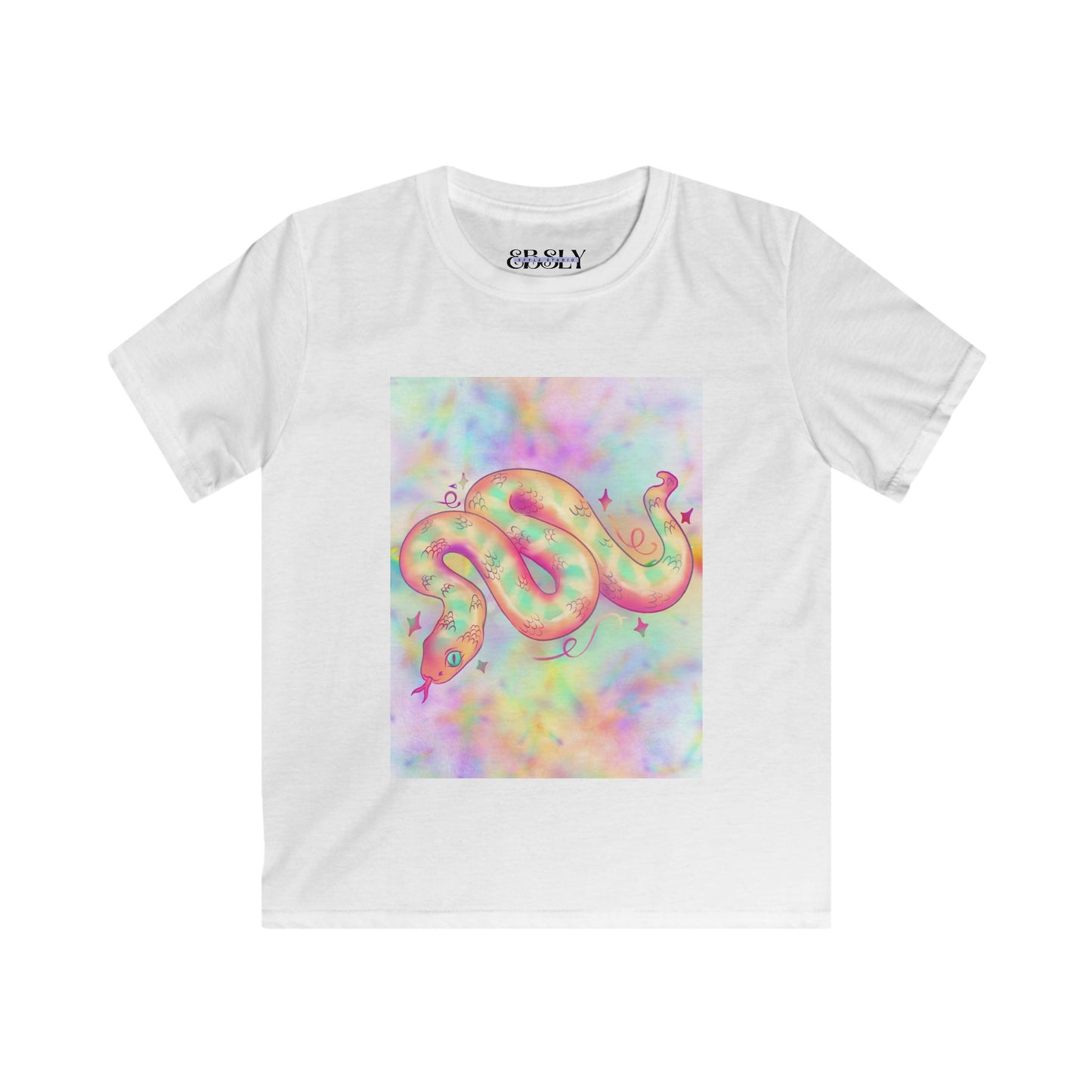 Vibrant Youth Tee with Colorful Snake Design, Cool Kids Shirt, Trendy Graphic Tee, Fun Summer Apparel, Unique Gift for Youngsters
