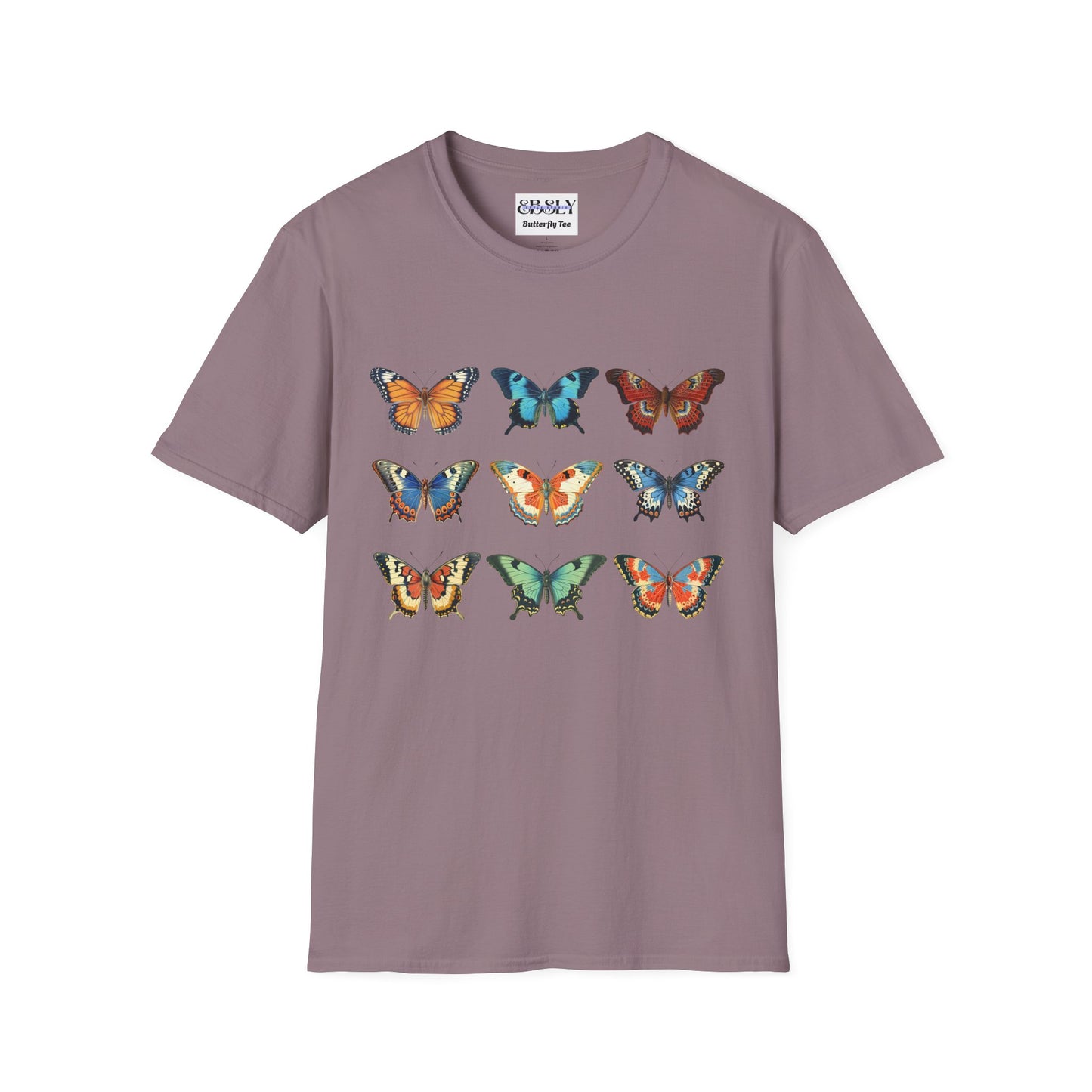 Butterfly Print Unisex T-Shirt, Nature Lovers Tee, Gift for Her, Birthday Shirt, Eco-Friendly Fashion, Summer Wardrobe Essential