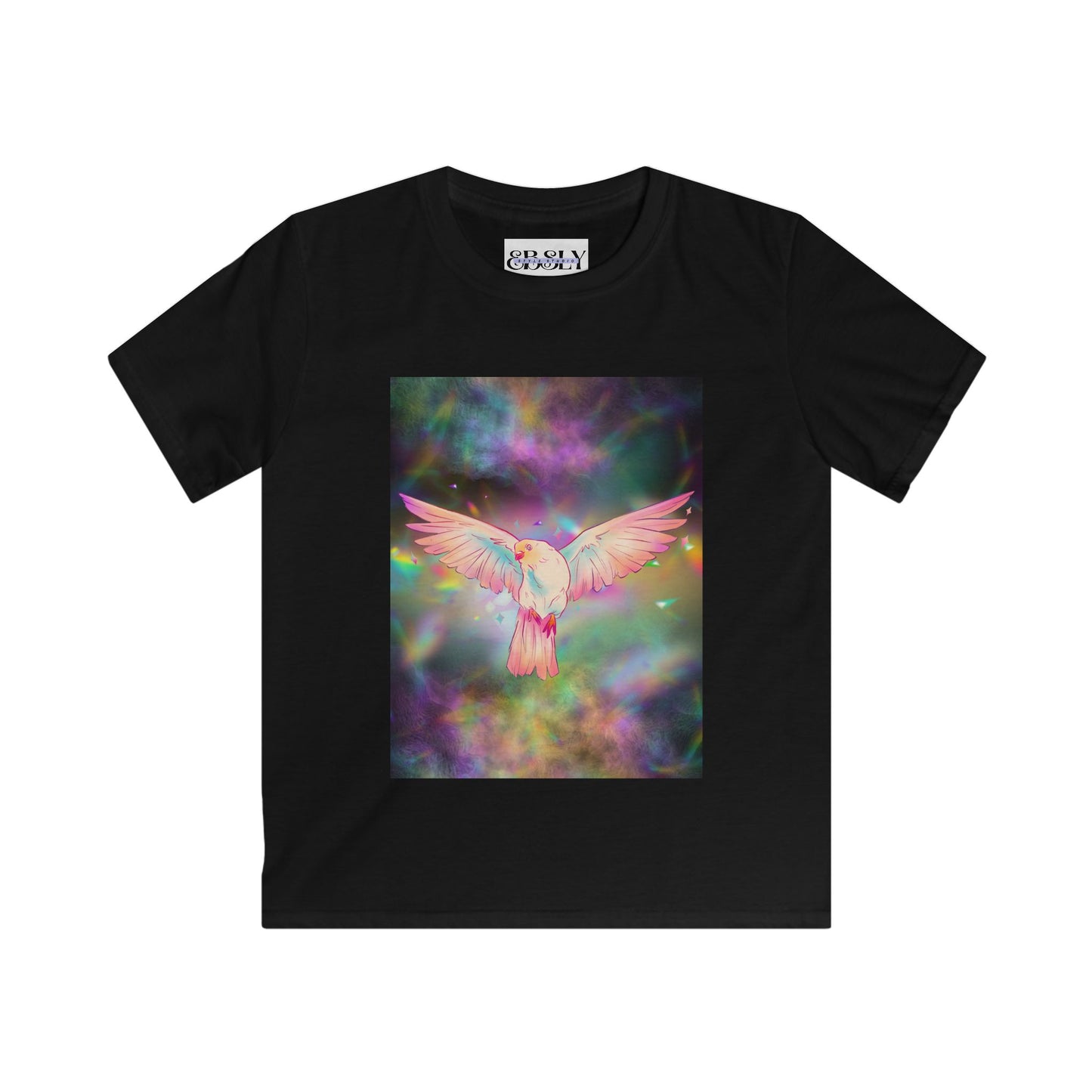 Youth Cotton T-Shirt with Colorful Bird Design, Kids Tee, Youth Apparel, Gift for Nature Lovers, Casual Wear, Birthday Gift