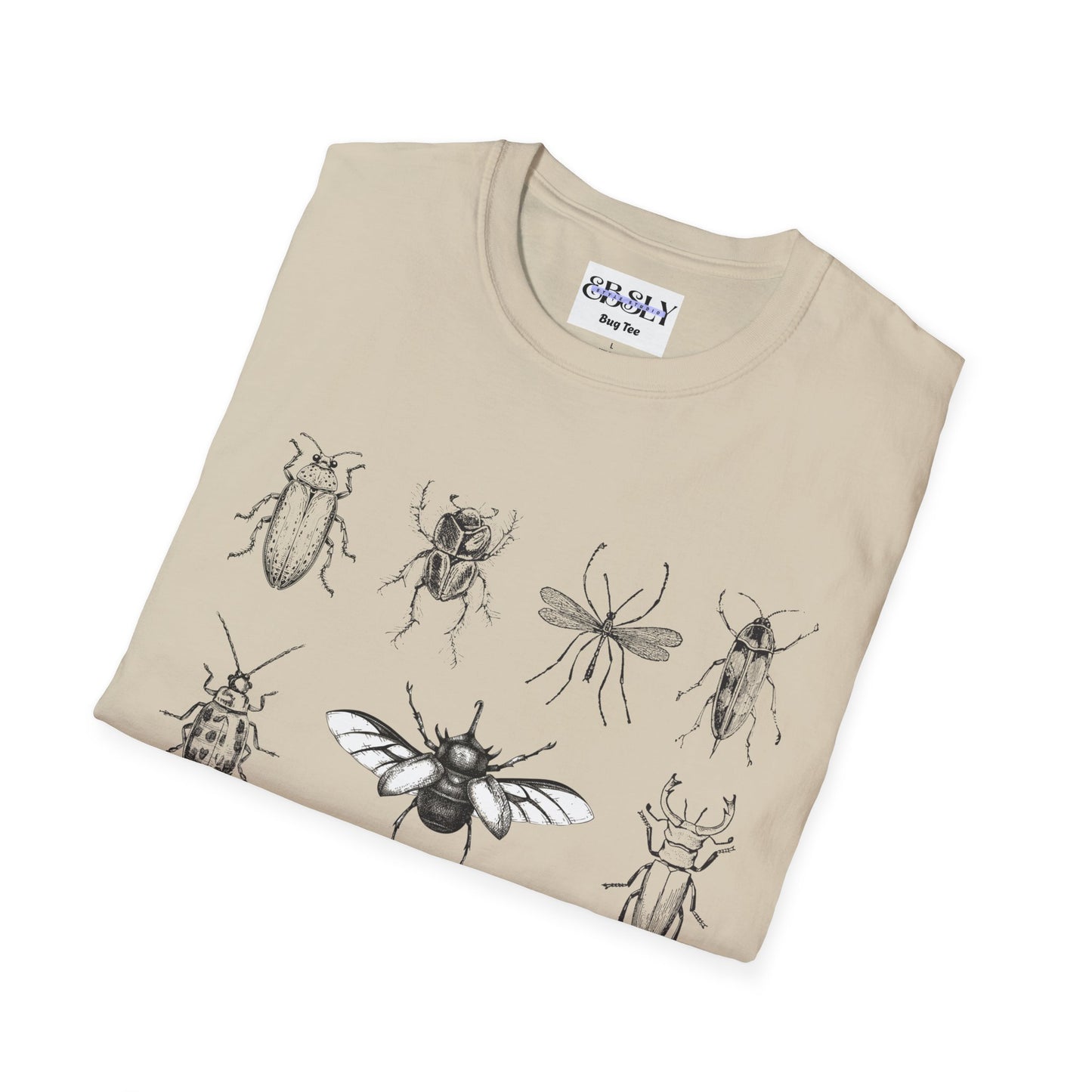Bug Details Unisex T-Shirt, Insect Lover Tee, Realistic Bug Graphic Shirt, Nature Enthusiast Apparel, Entomology Gift Idea