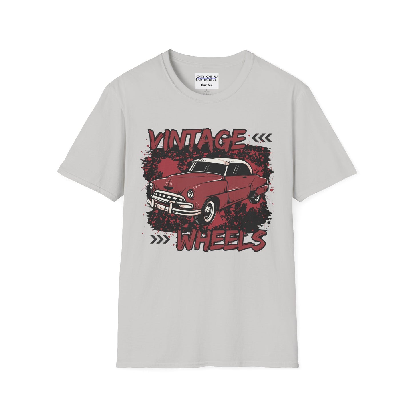 Vintage Car T-Shirt, Retro Automotive Tee, Gift for Car Lovers, Classic Car Enthusiast Apparel, Unique Vintage Wheels Shirt