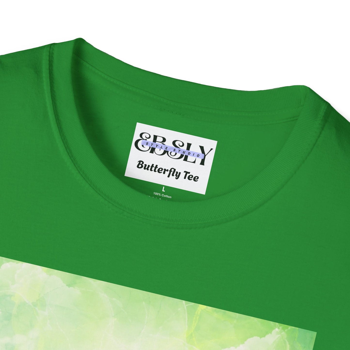 Butterfly Nature Unisex Softstyle T-Shirt, Eco-friendly Gift, Spring Fashion, Nature Lover Apparel, Comfortable Everyday Wear