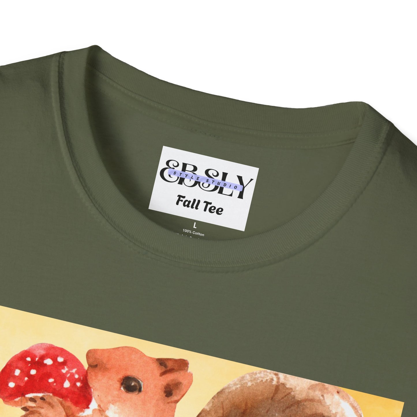 Whimsical Squirrel Art T-Shirt, Cute Squirrel Tee, Nature Lover Gift, Fun Graphic Shirt, Casual Everyday Wear, Birthday Gift