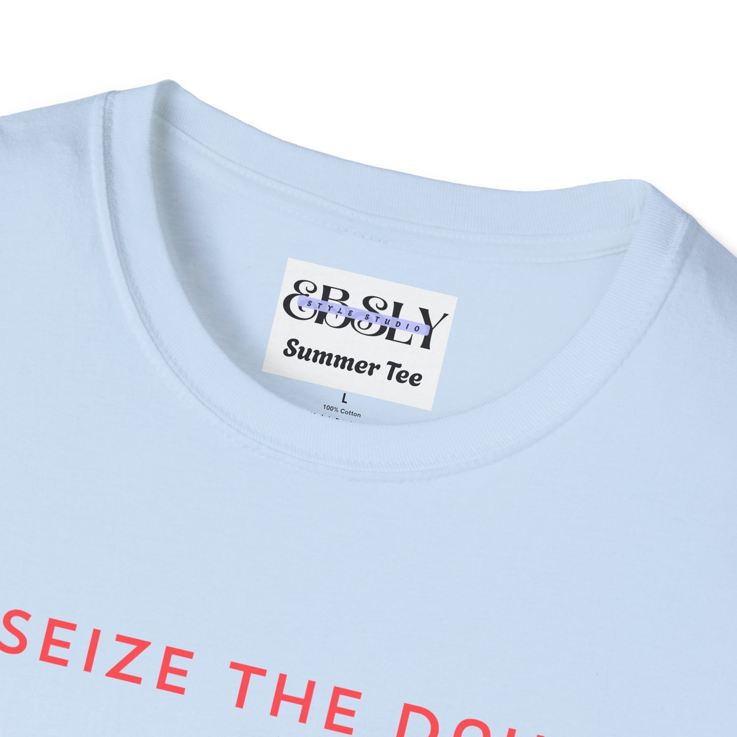 Summer Vibes Crab T-Shirt, Fun Summer Tee, Beachwear, Gift for Crab Lovers, Vacation Shirt, Seize the Day Shirt