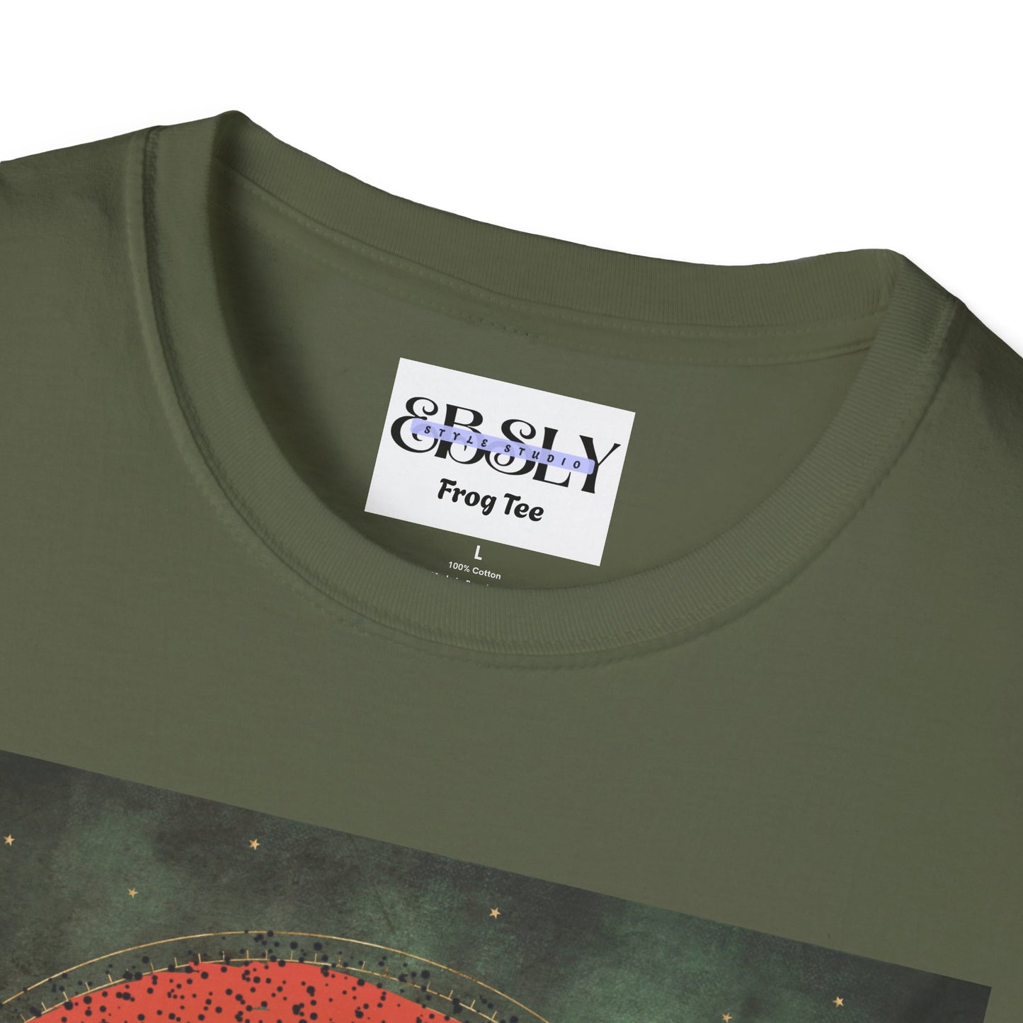 Whimsical Frog Unisex Softstyle T-Shirt - Relaxed Vibes, Perfect for Nature Lovers, Eco-Friendly Gift, Casual Wear, Everyday Comfort