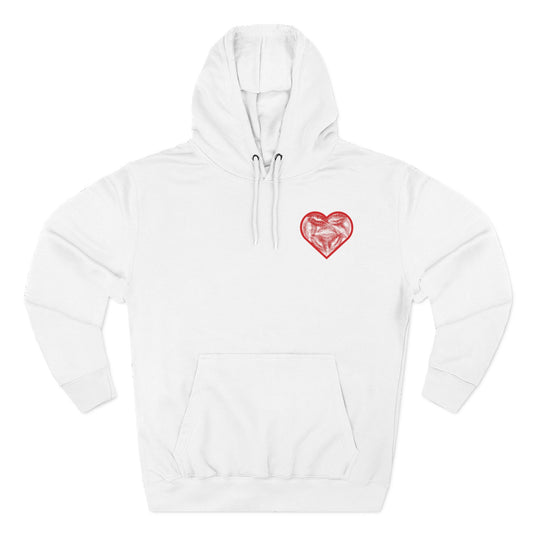 Romantic Kiss Lip Print Hoodie, Love Gift, Couples Apparel, Valentine's Day, Cozy Hoodie for Her