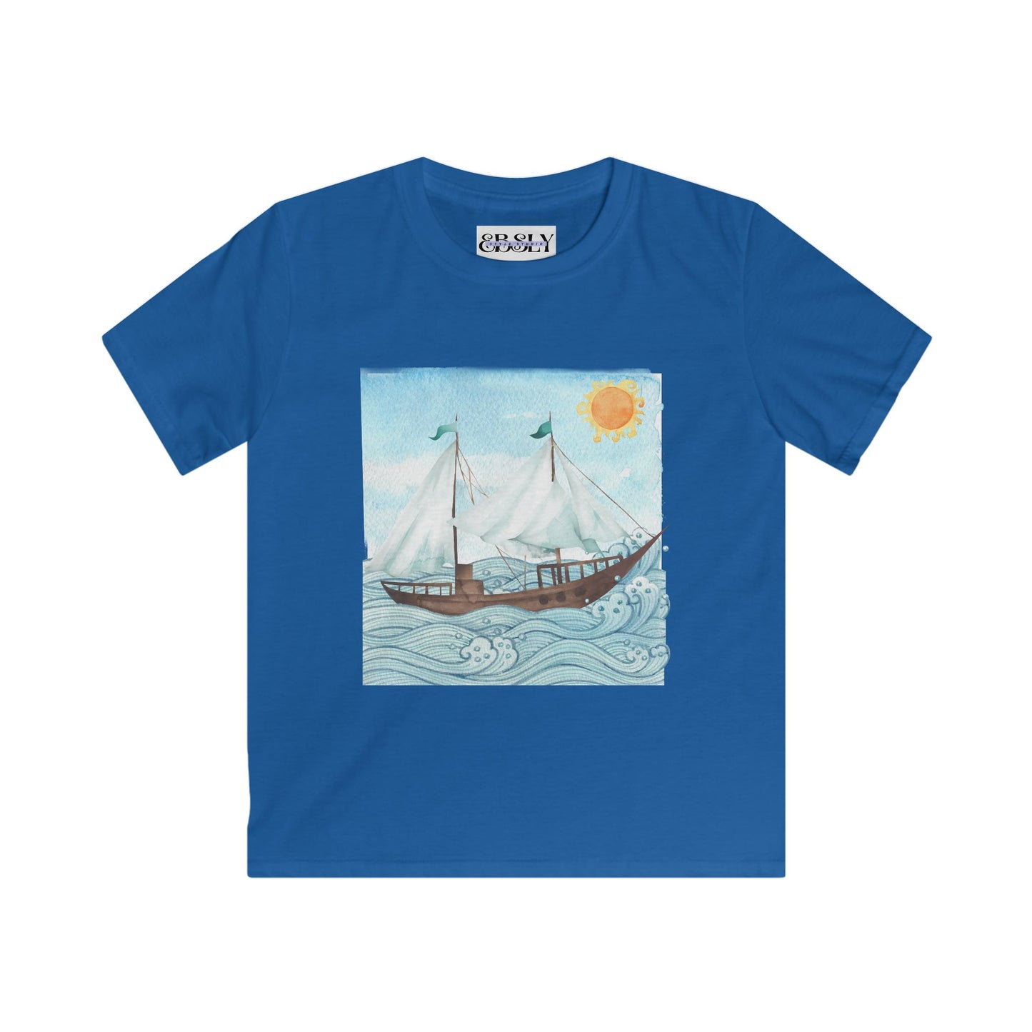 Kids Nautical Adventure Tee, Boys & Girls Summer T-Shirt, Beach Fun Shirt, Gift for Young Explorers, Sea-Themed Apparel