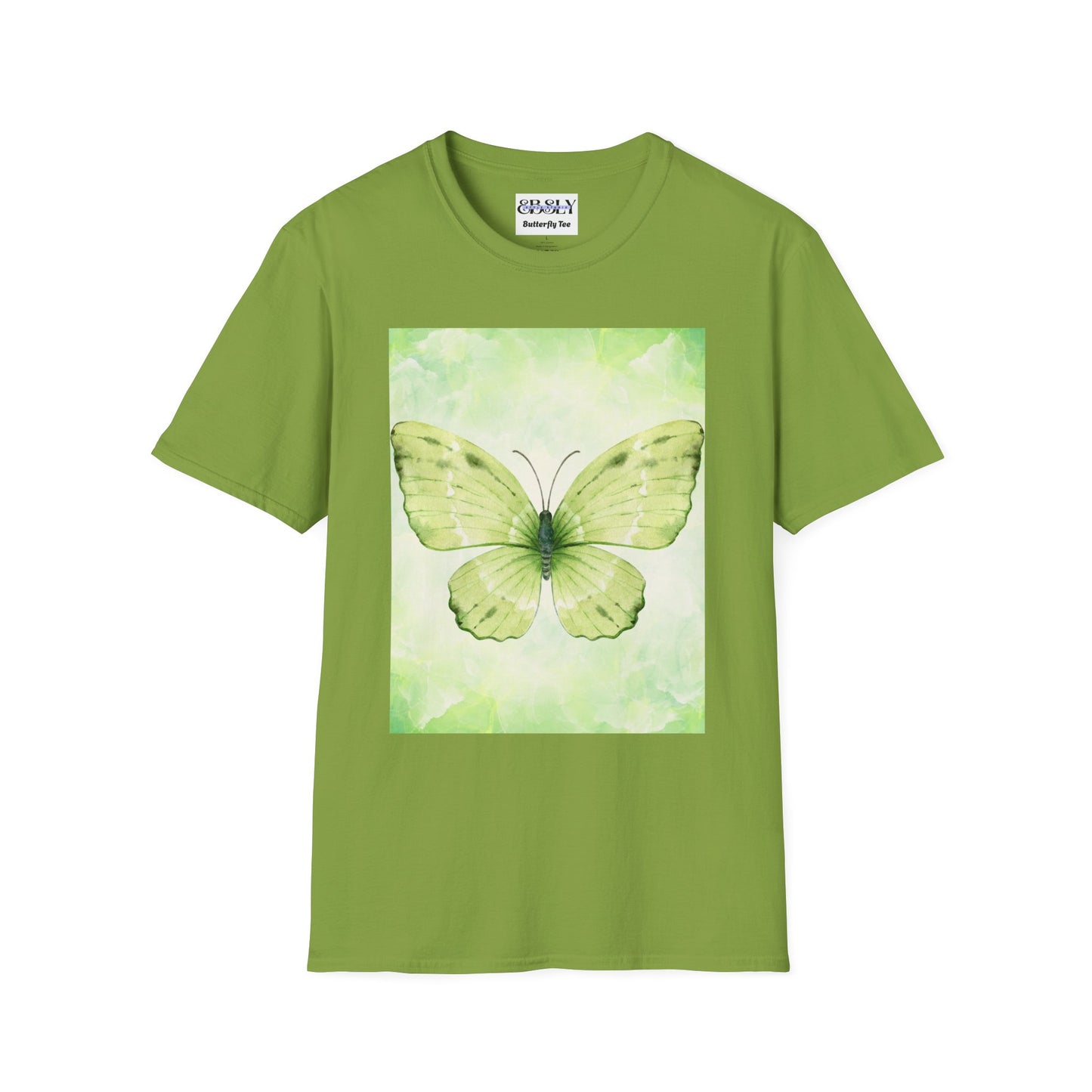 Butterfly Nature Unisex Softstyle T-Shirt, Eco-friendly Gift, Spring Fashion, Nature Lover Apparel, Comfortable Everyday Wear