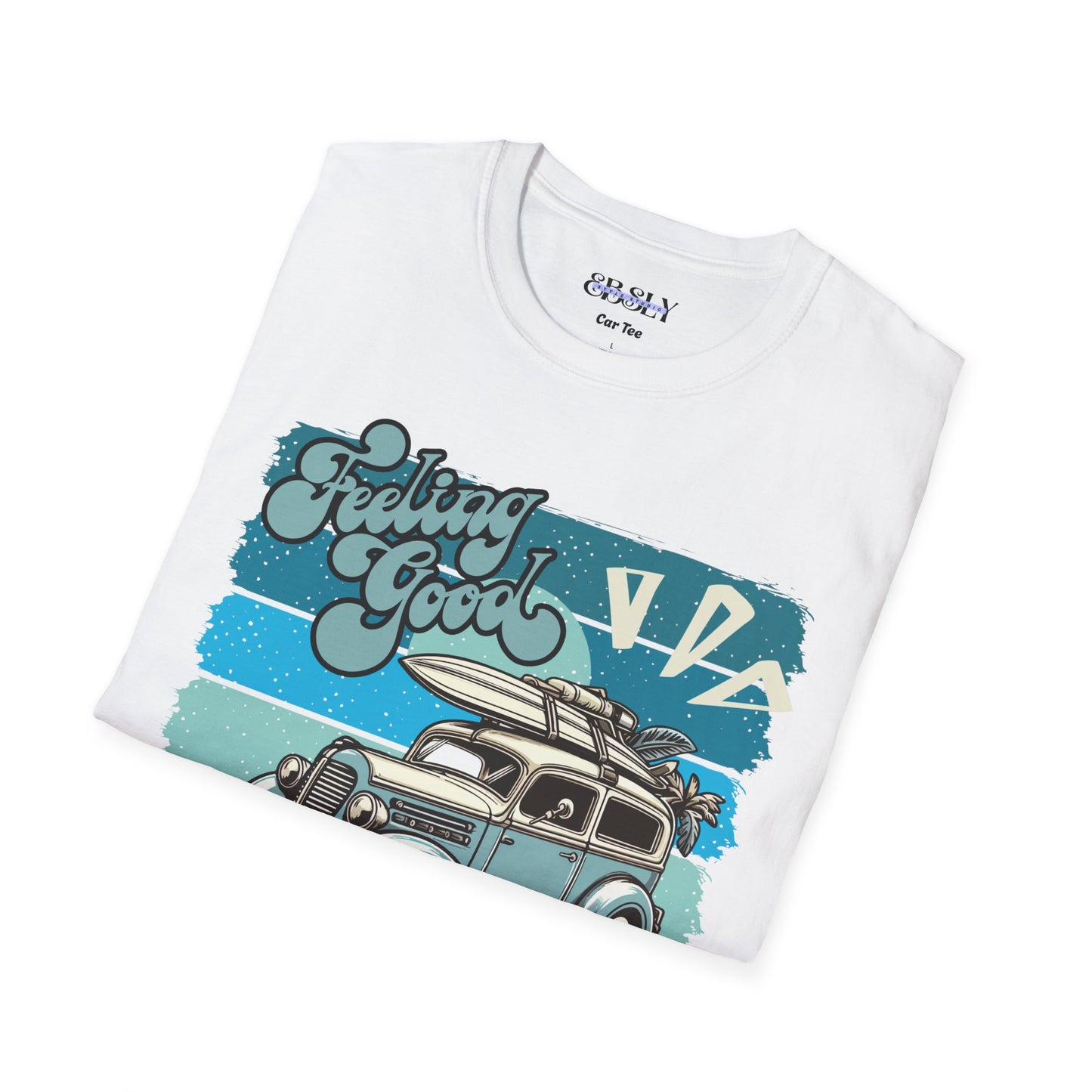 Retro Car Graphic T-Shirt - Vintage Summer Vibes, Perfect for Road Trips, Beach Days, and Casual Outings