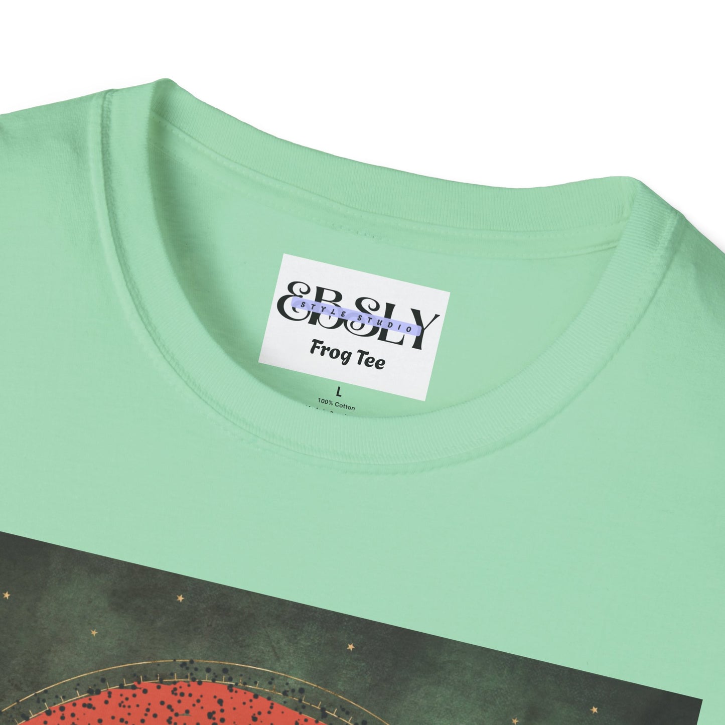 Whimsical Frog Unisex Softstyle T-Shirt - Relaxed Vibes, Perfect for Nature Lovers, Eco-Friendly Gift, Casual Wear, Everyday Comfort